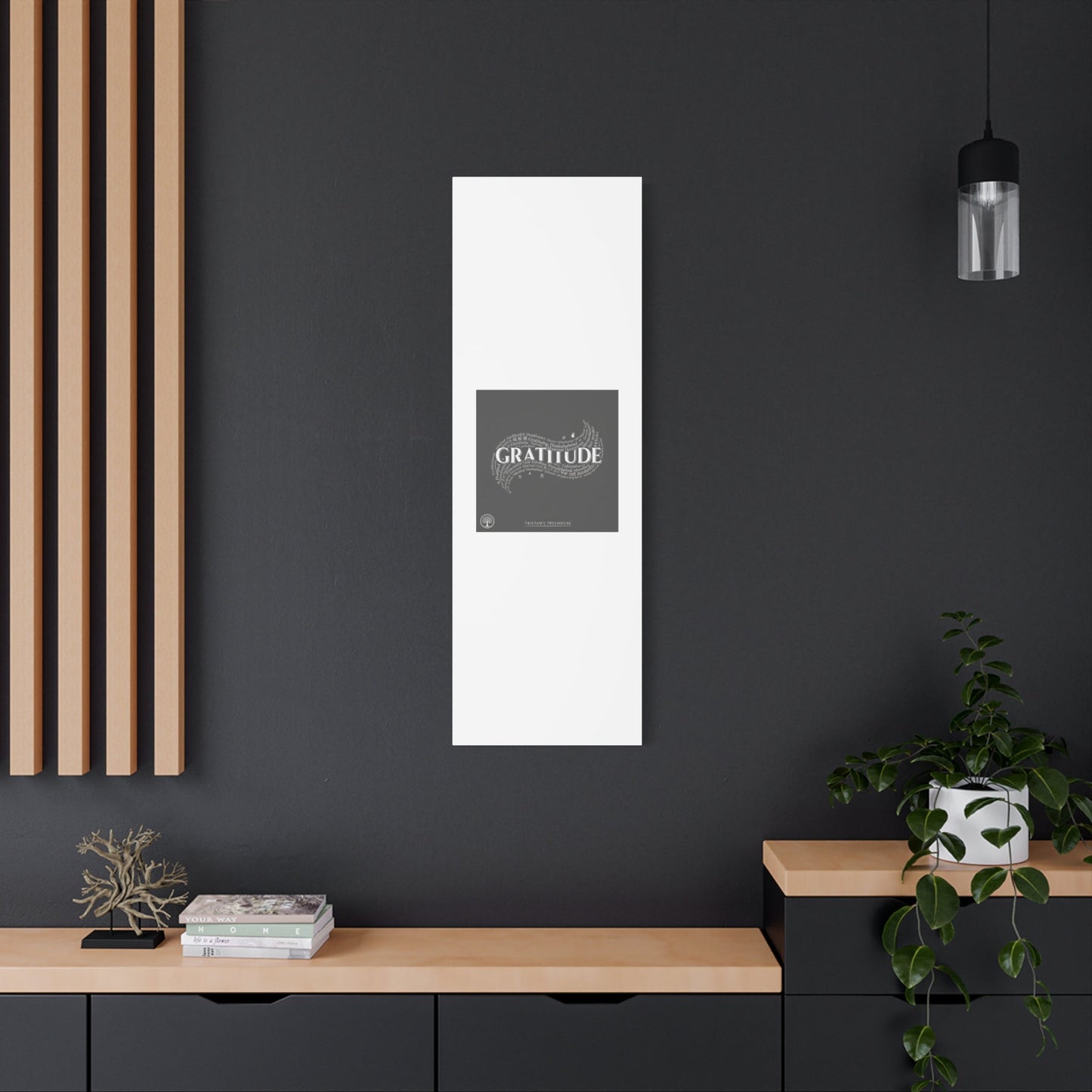 Gratitude Wall Art Matte Canvas | Tiny Treats, sweet uplifting print