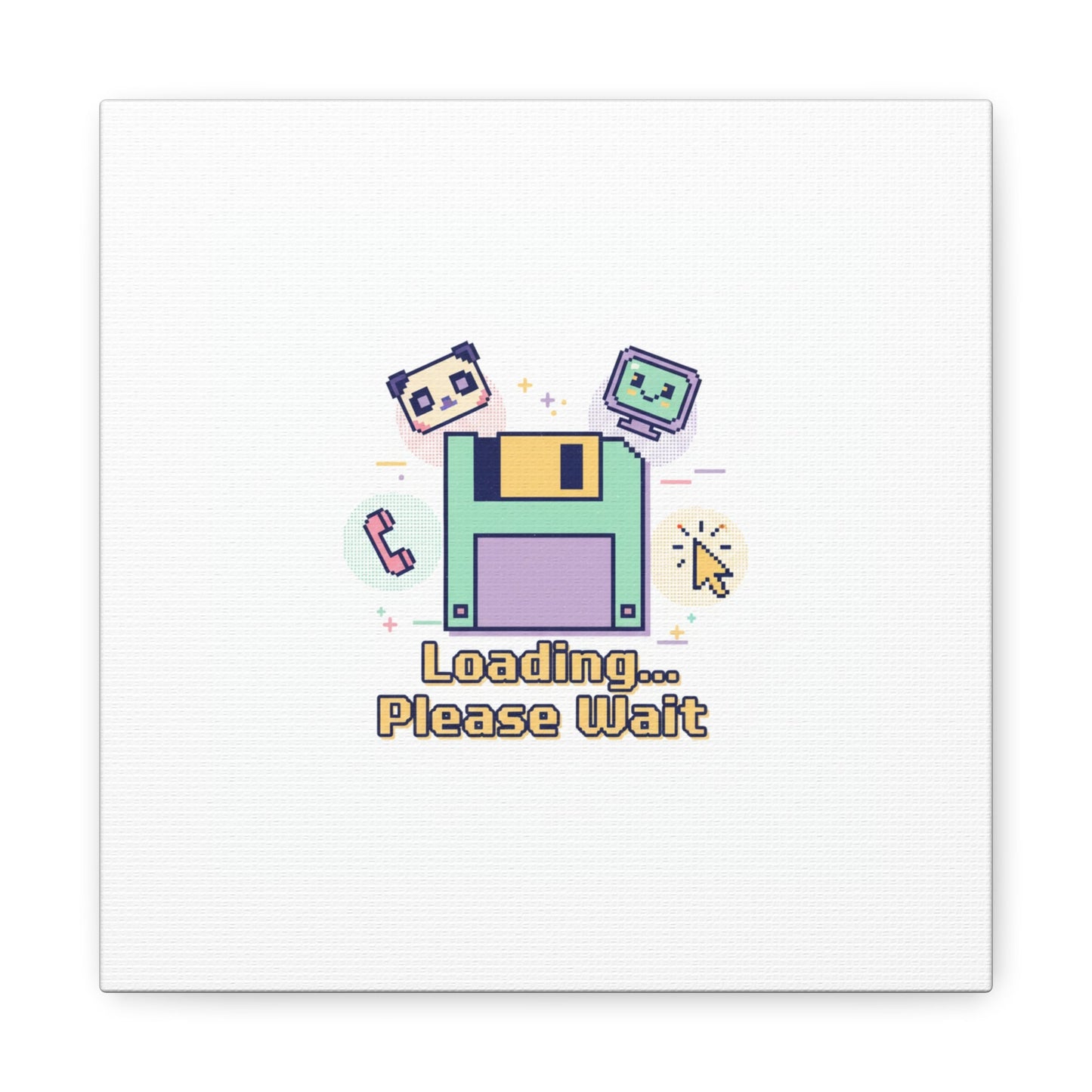 Loading Please Wait Canvas | Old Internet Aesthetic, 90s Web Nostalgia