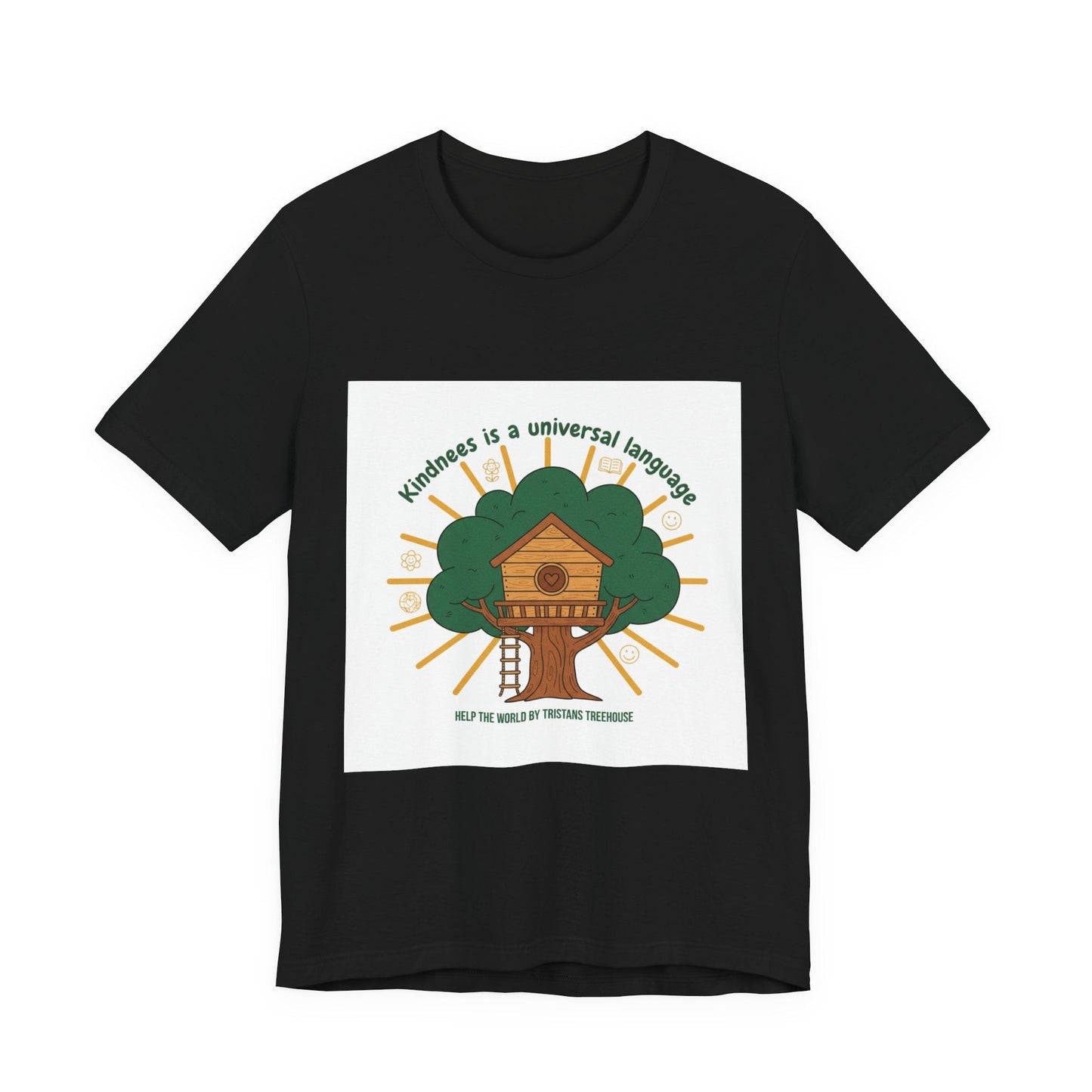 Kindness Is a Universal Language Tee | eco tee, climate humor