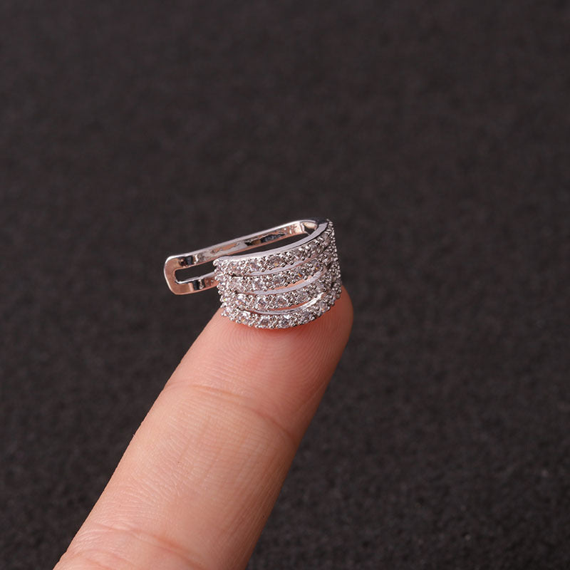 Fashion Women's Micro-Inlaid Anti-Pain Ear Clip