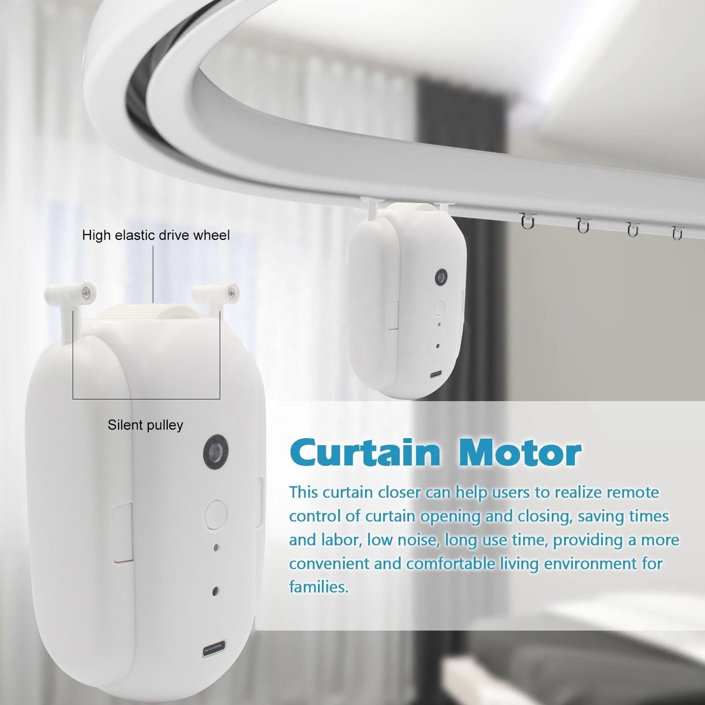 Tuya Smart Curtains Bluetooth Wireless Automatic Curtain