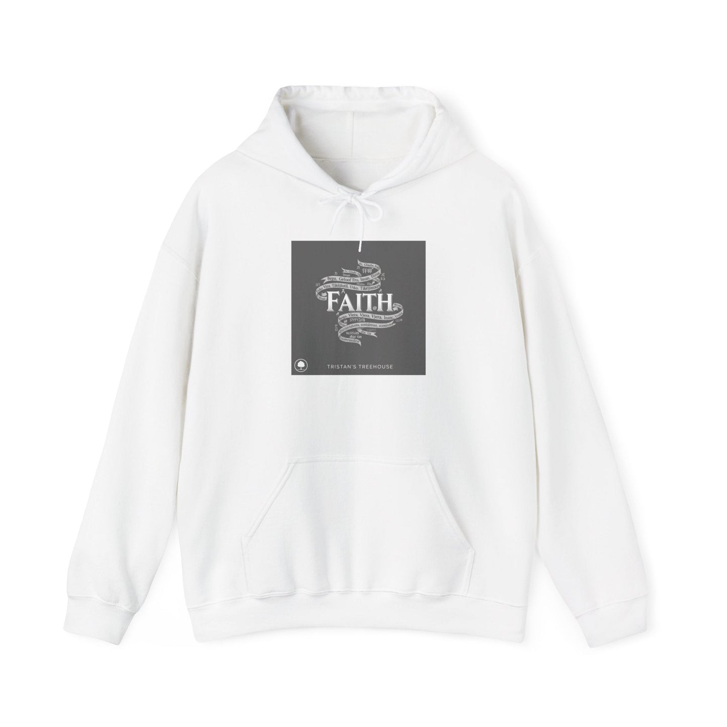 handwritten faith doodle Hoodie | sketch aesthetic, hand drawn message