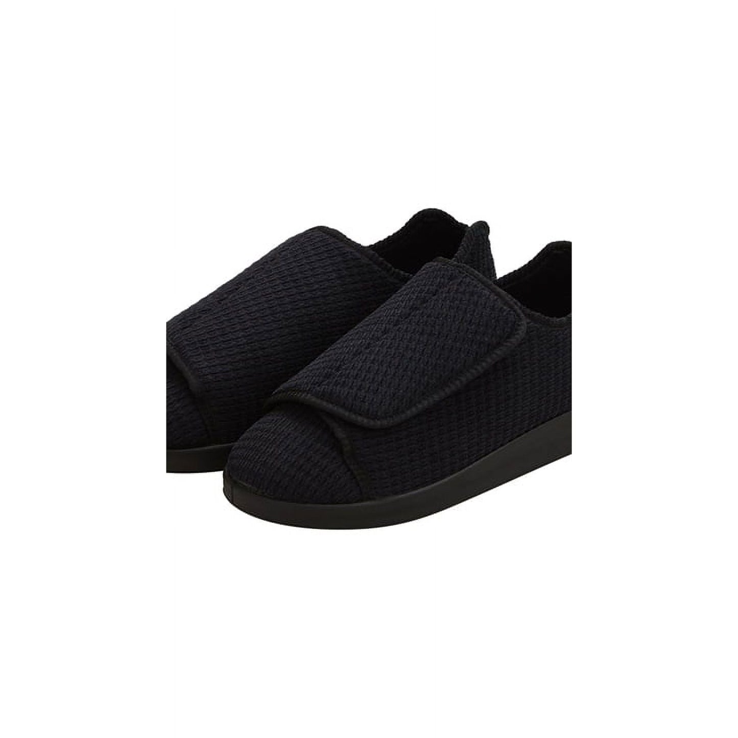 Silverts Slippers - Black, Size 9 / 2X-Wide