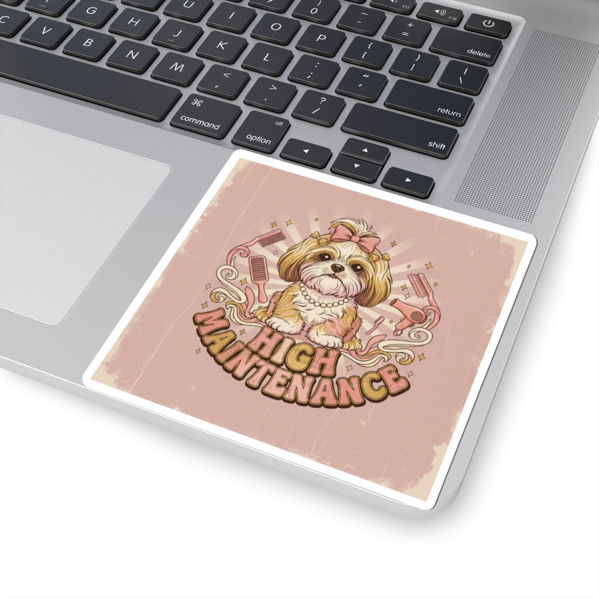 Spoiled Shih Tzu Funny Sticker — Cute Sarcastic Dog Decal