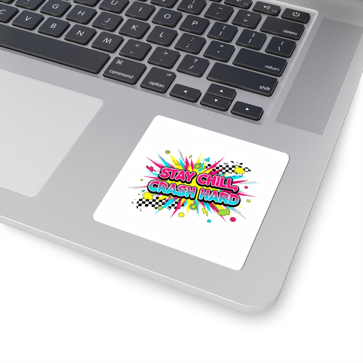 Stay Chill Crash Hard Sticker | crash out sticker, meltdown sticker
