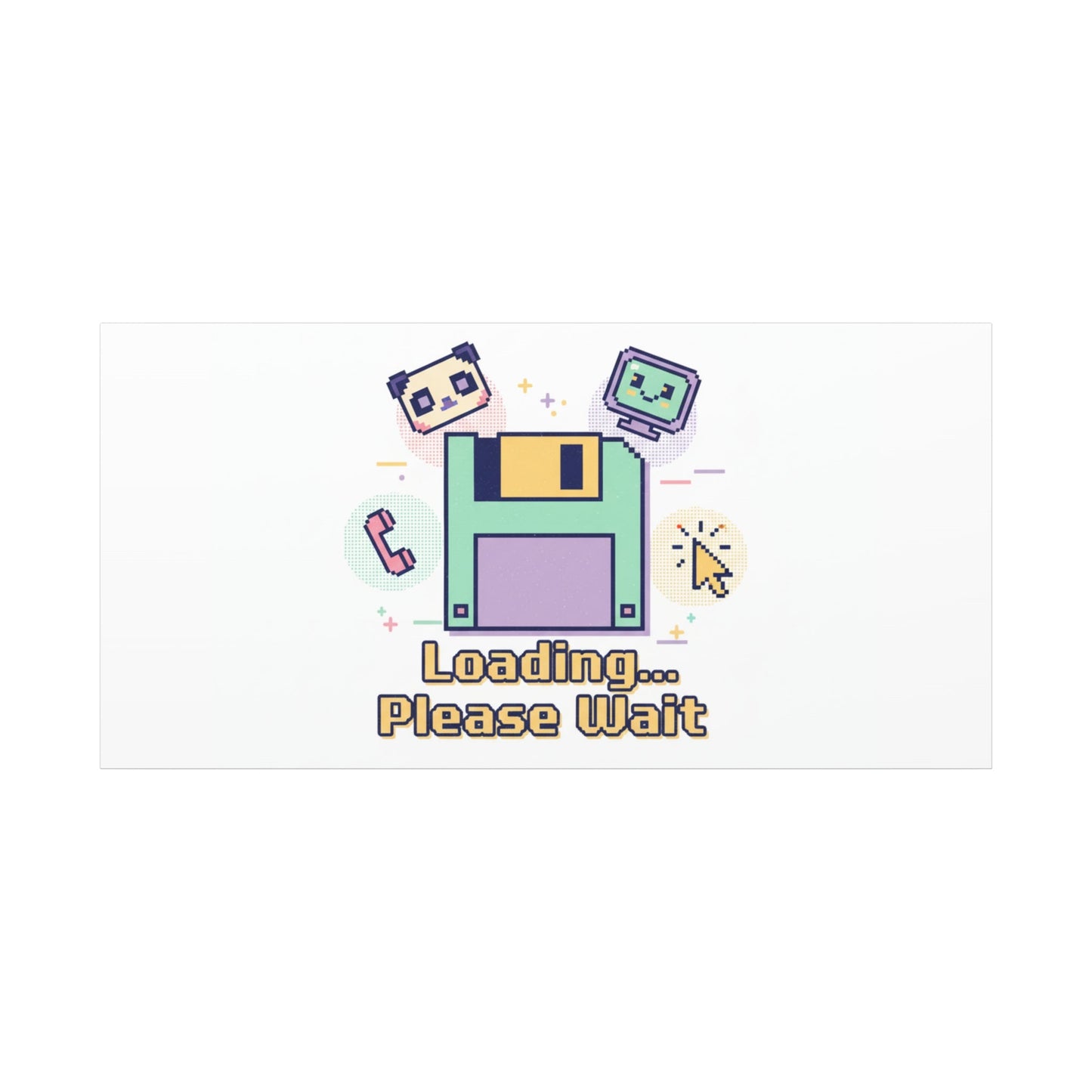 Loading Please Wait Canvas | Old Internet Aesthetic, 90s Web Nostalgia