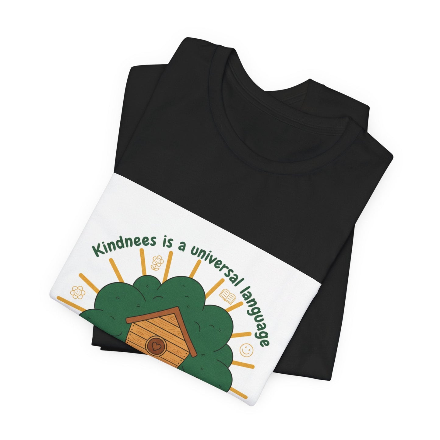 Kindness Is a Universal Language Tee | eco tee, climate humor