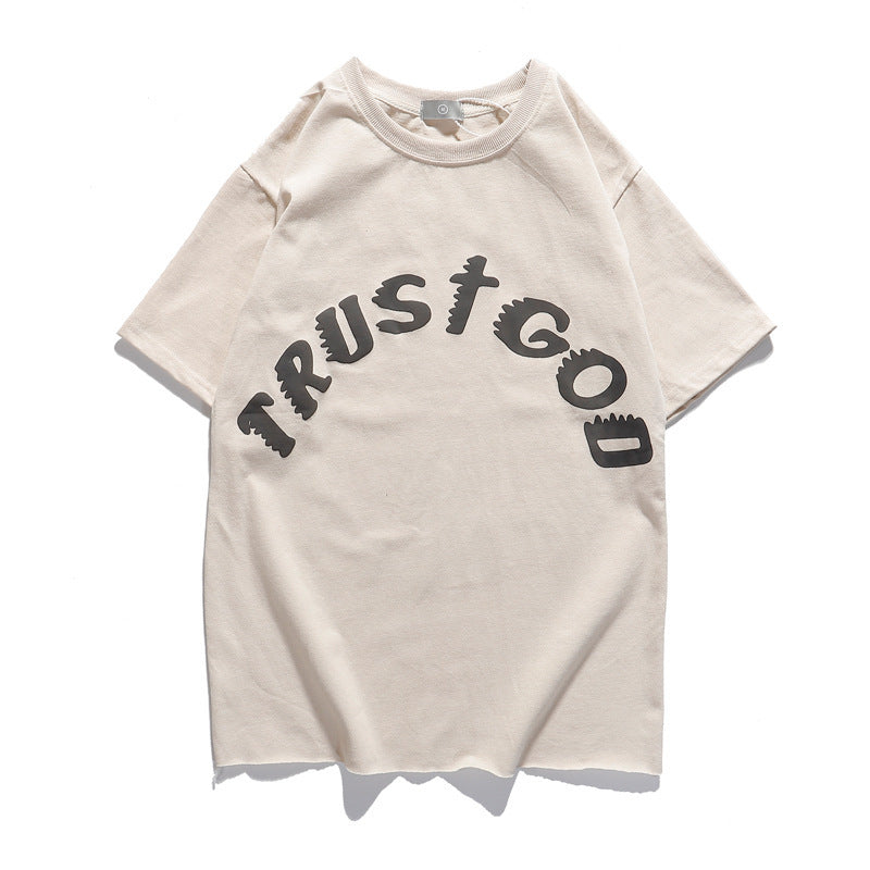 Kanye Kanye Music Festival Printed Love Half-Shirt