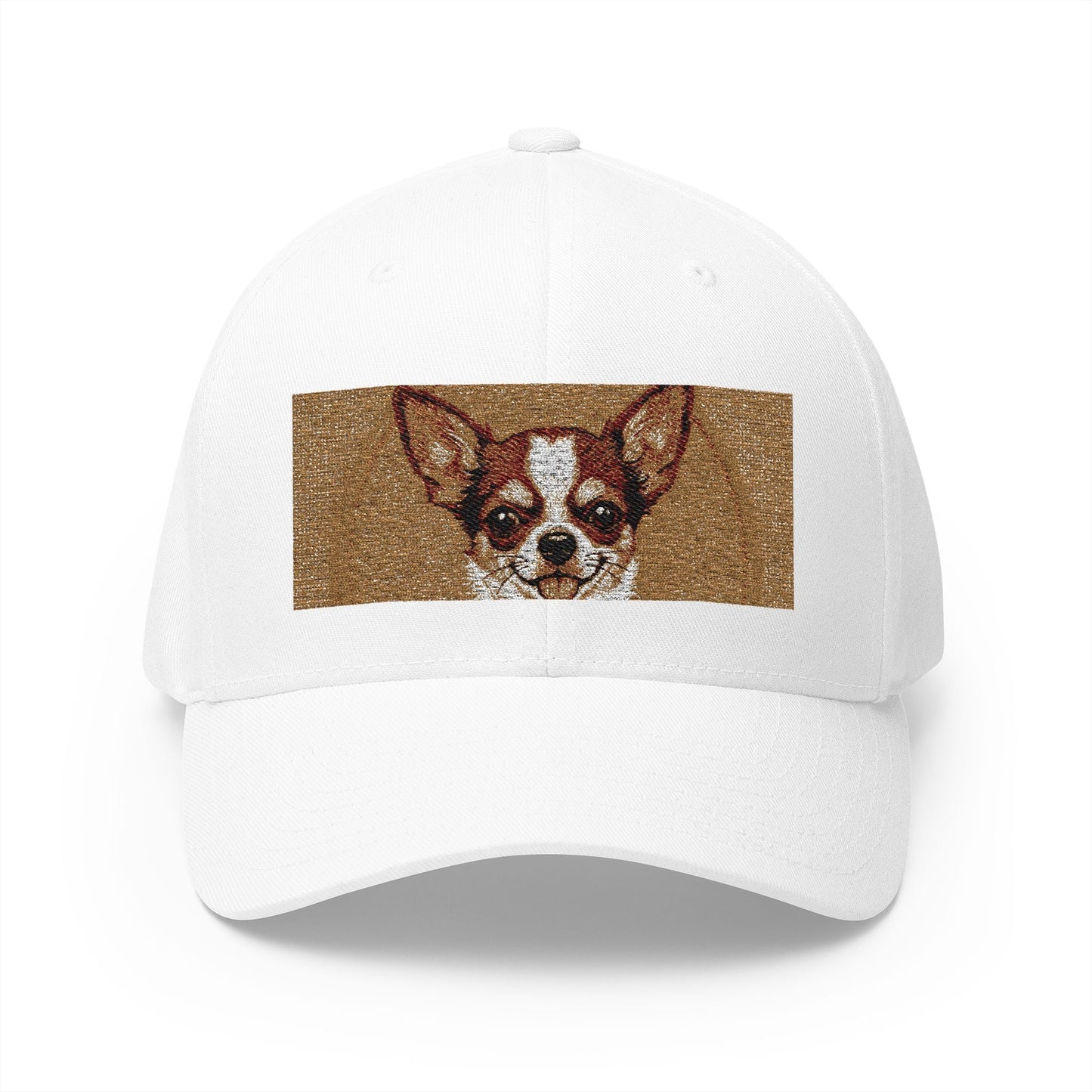 Chihuahua Embroidered Baseball Cap — Cute Dog Face Hat
