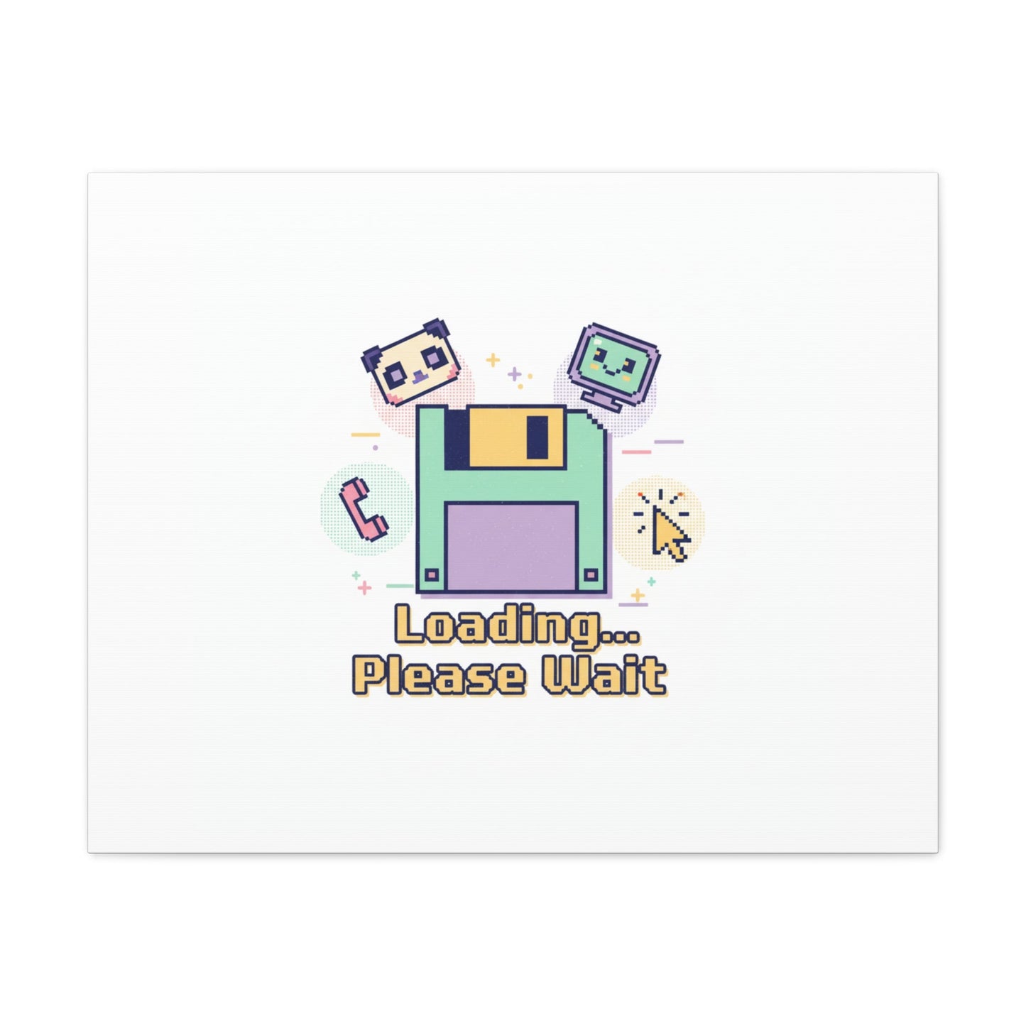 Loading Please Wait Canvas | Old Internet Aesthetic, 90s Web Nostalgia