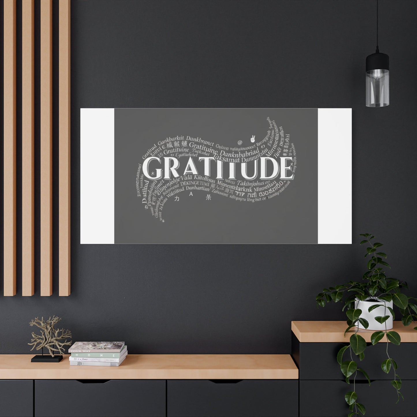 Gratitude Wall Art Matte Canvas | Tiny Treats, sweet uplifting print