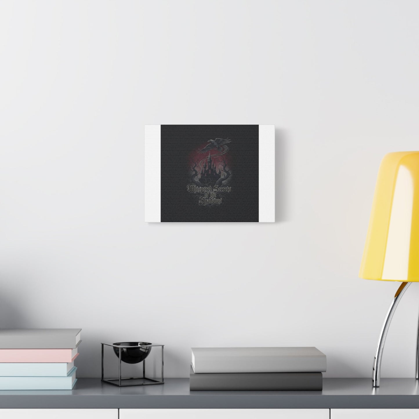 Whispered Secrets of the Shadows Castle Wall Art, Matte Canvas | Gothic Medieval Decor