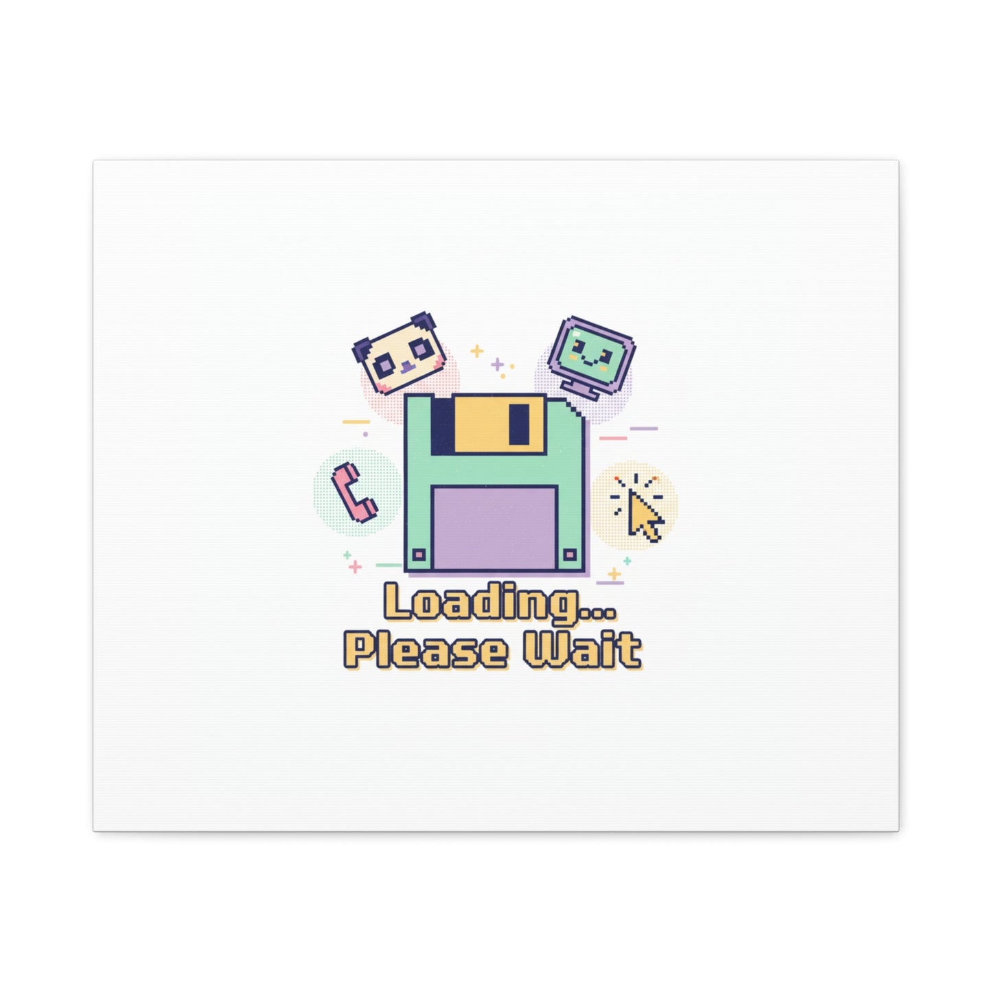 Loading Please Wait Canvas | Old Internet Aesthetic, 90s Web Nostalgia