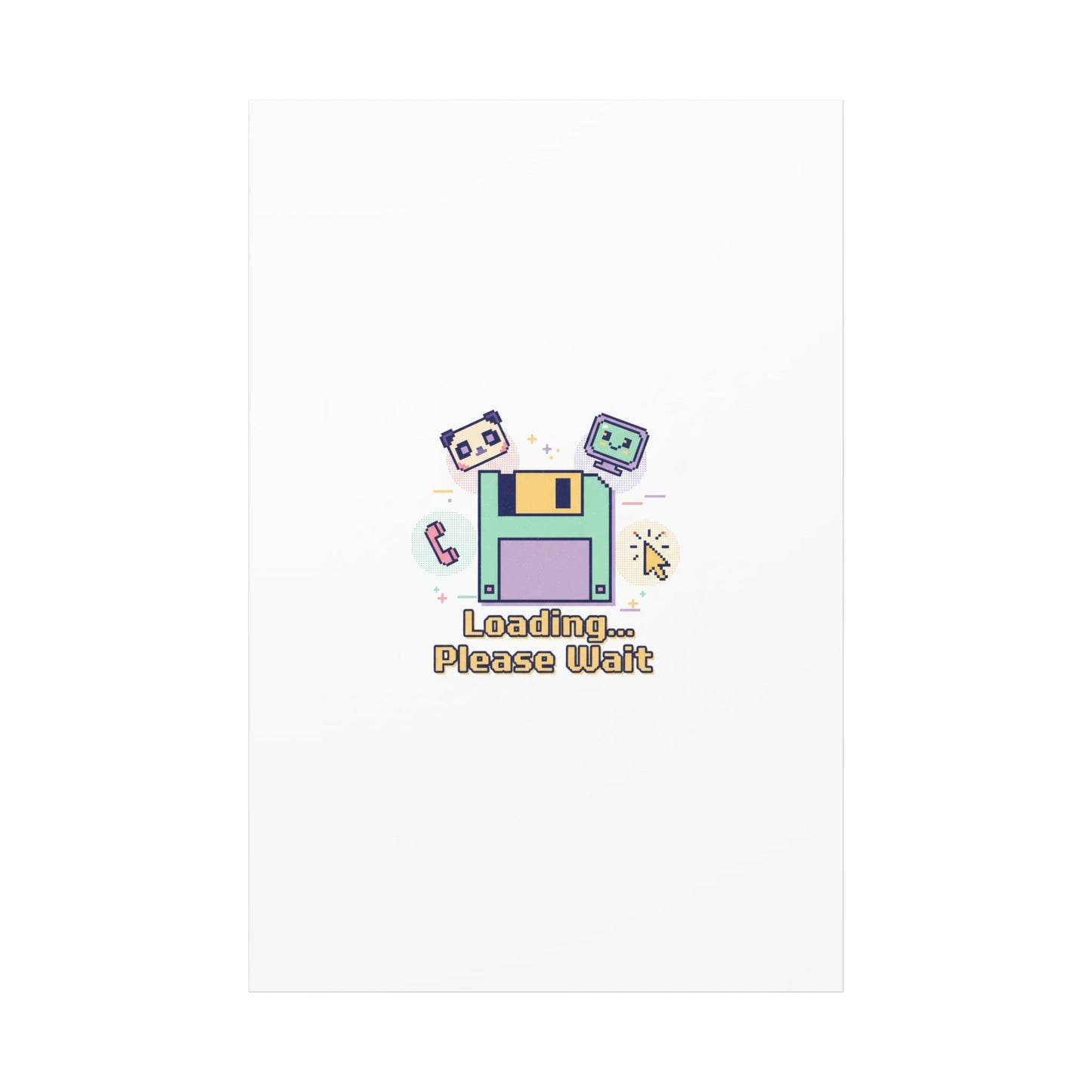 Loading Please Wait Canvas | Old Internet Aesthetic, 90s Web Nostalgia