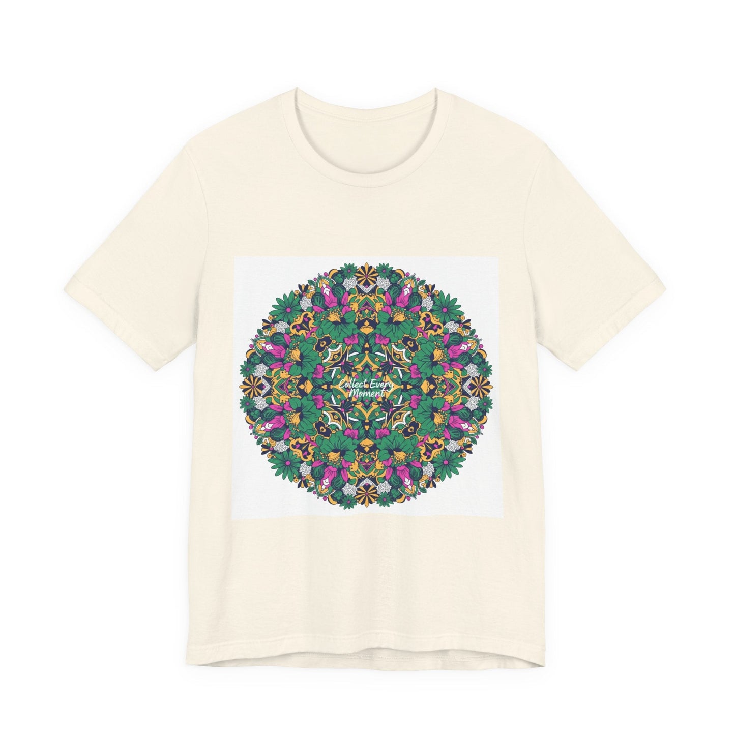 Psychedelic Botanical Mandala Tee | Festival Graphic T-Shirt