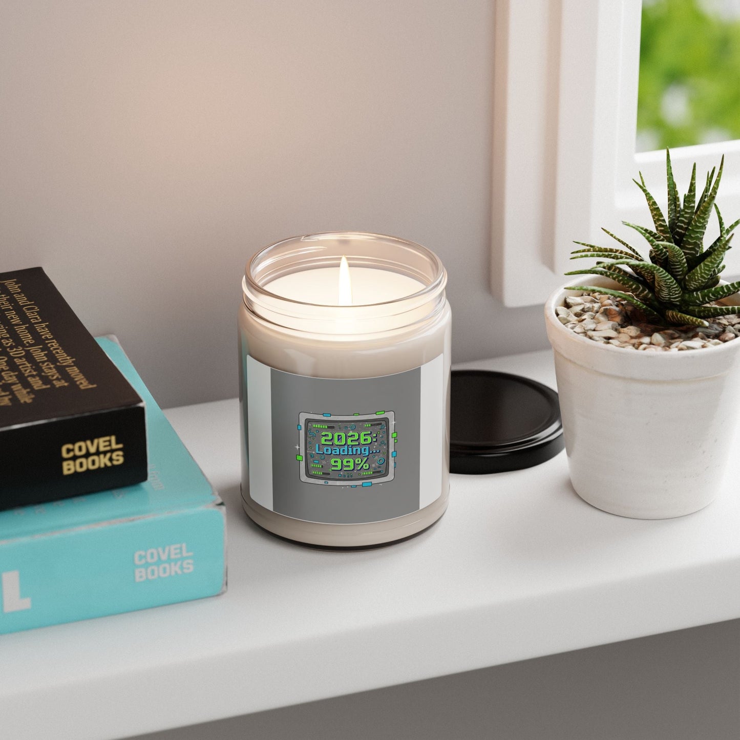 2026 Loading 99% Soy Candle | NYE countdown, Retro system UI