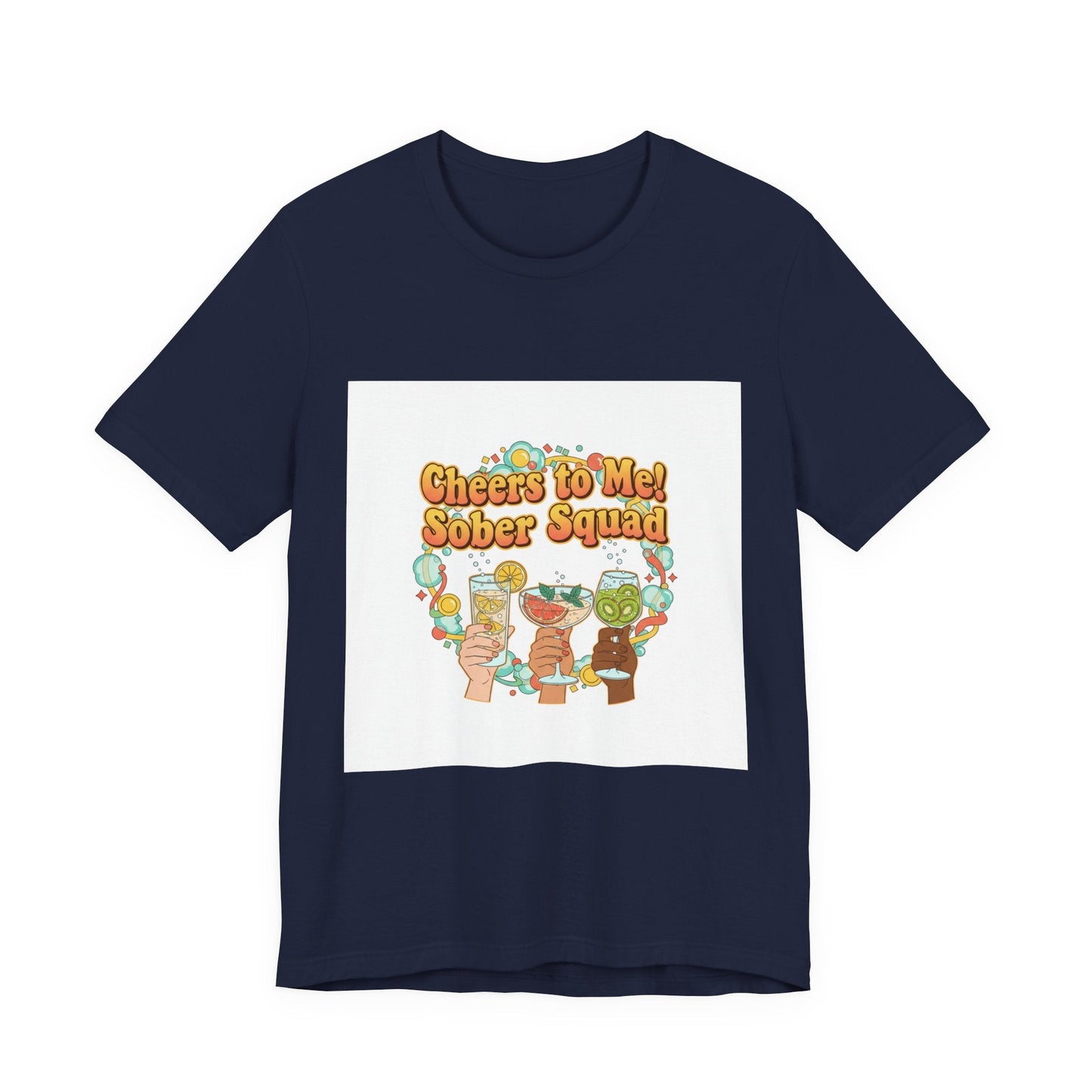 Cheers to Me Sober Squad Tee | Dry January Shirt, Sober Curious Mocktail