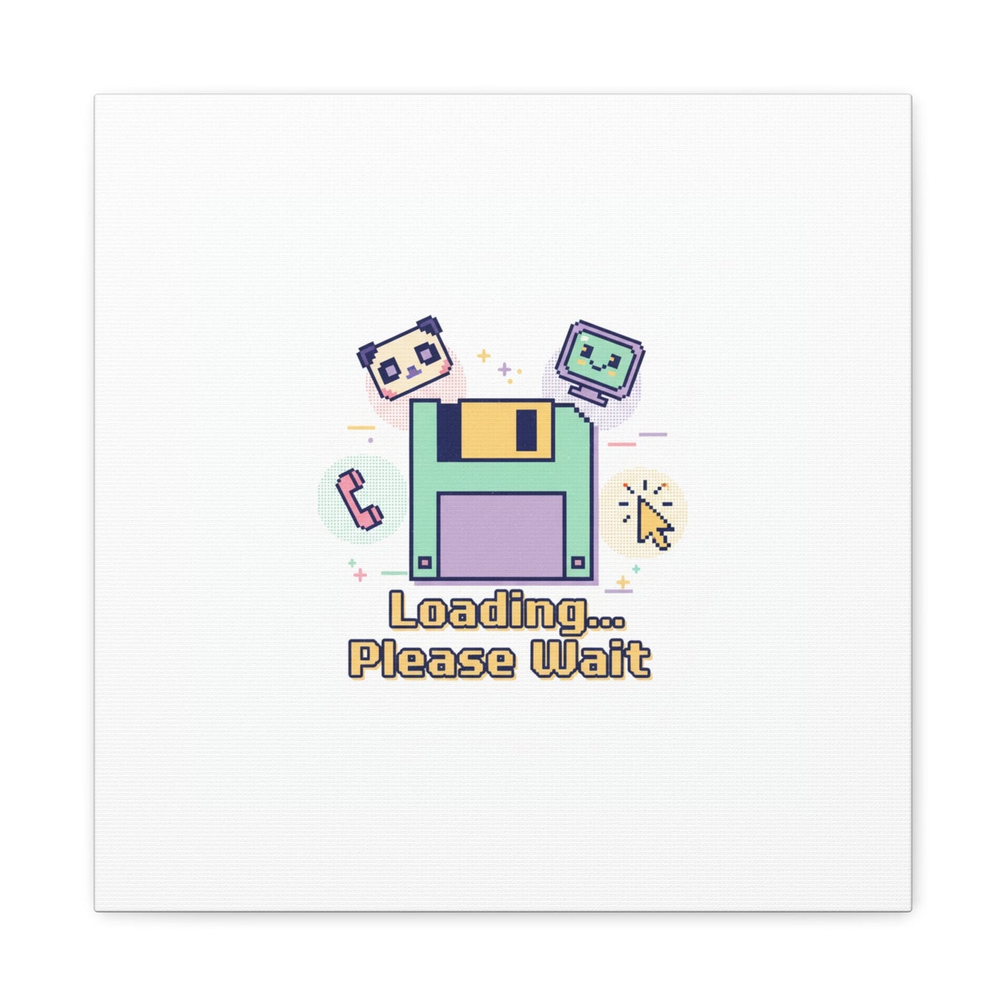 Loading Please Wait Canvas | Old Internet Aesthetic, 90s Web Nostalgia