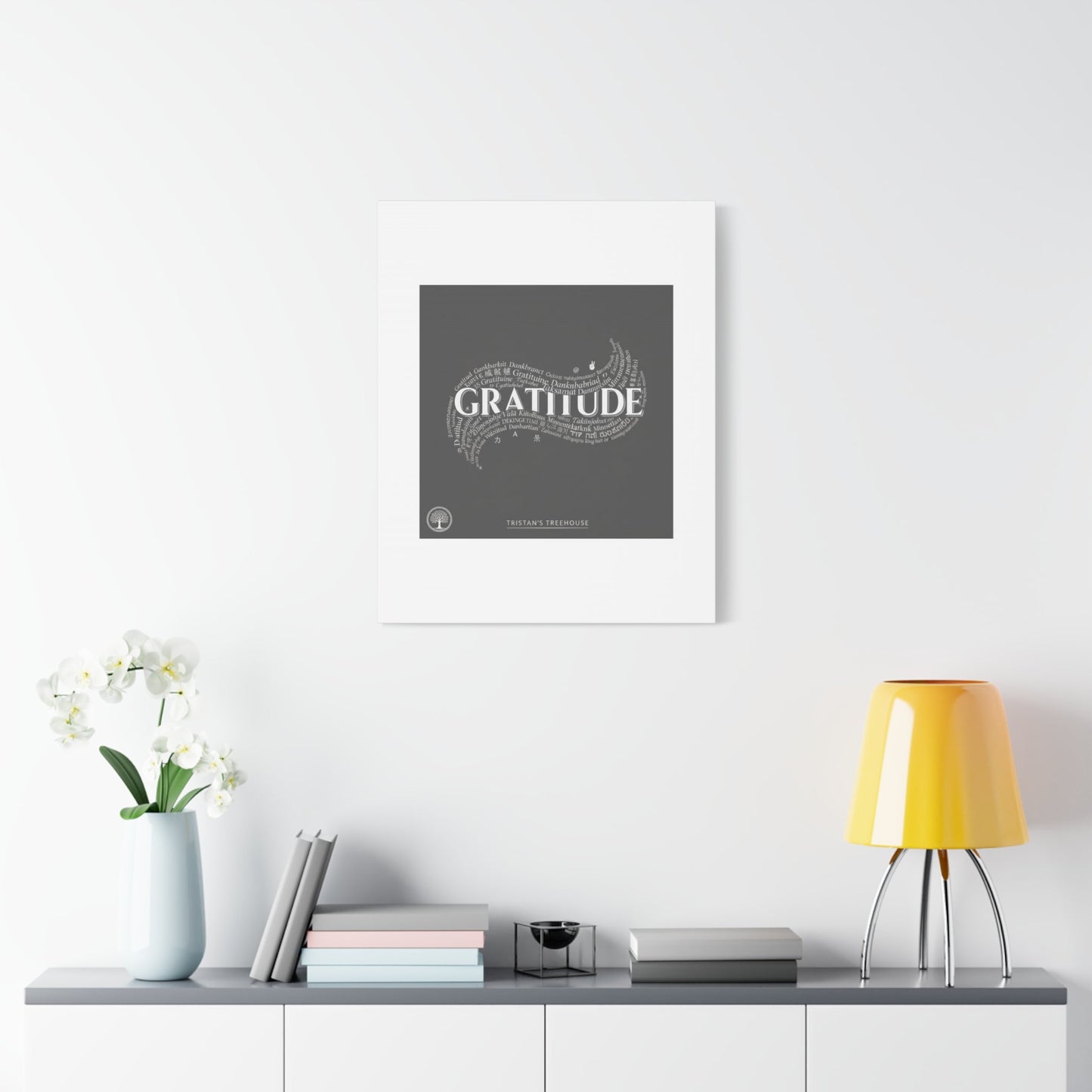 Gratitude Wall Art Matte Canvas | Tiny Treats, sweet uplifting print