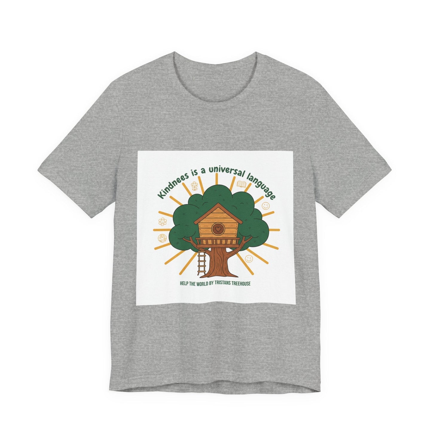 Kindness Is a Universal Language Tee | eco tee, climate humor