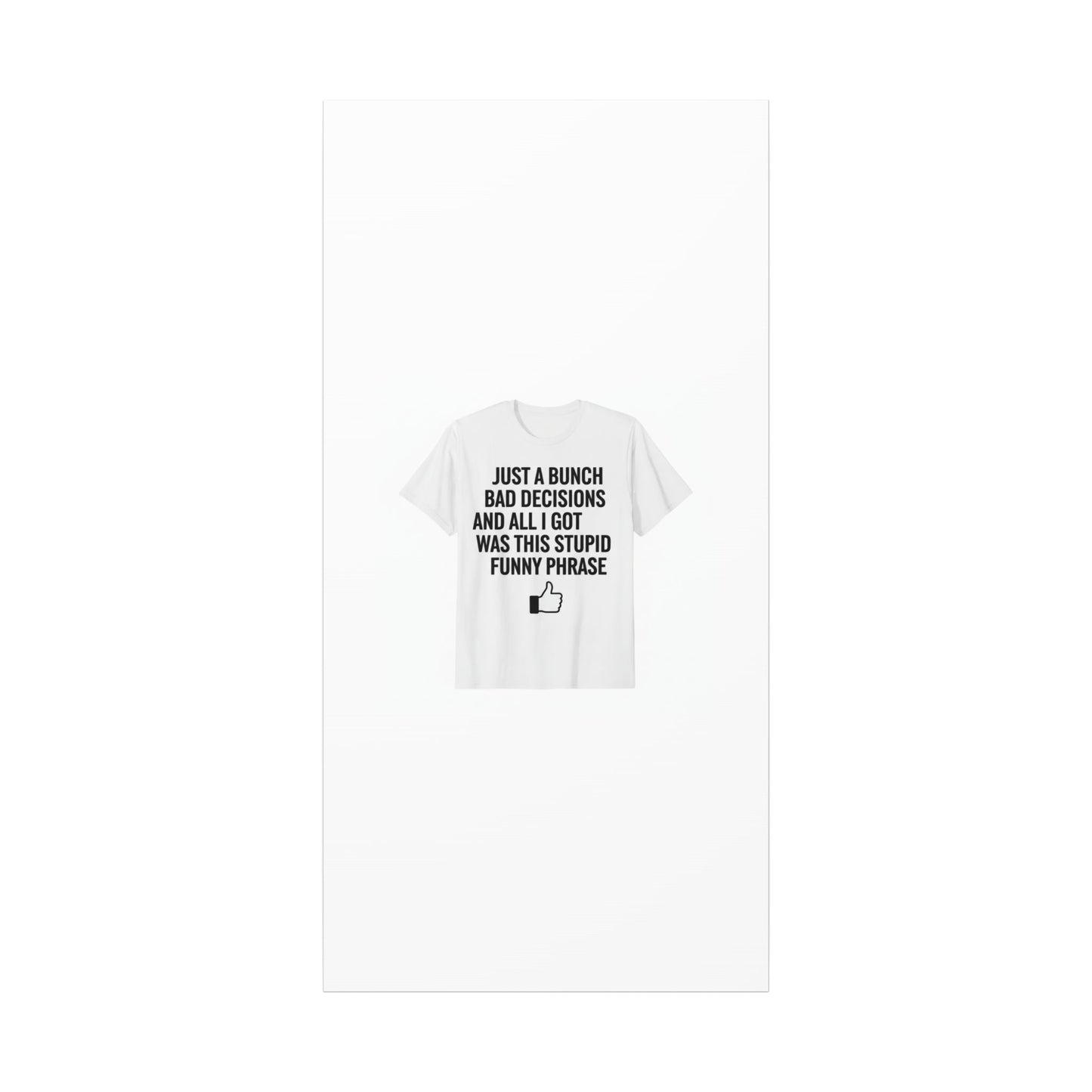 self-deprecating quote Canvas | sarcastic introvert wall art, anxiety humor