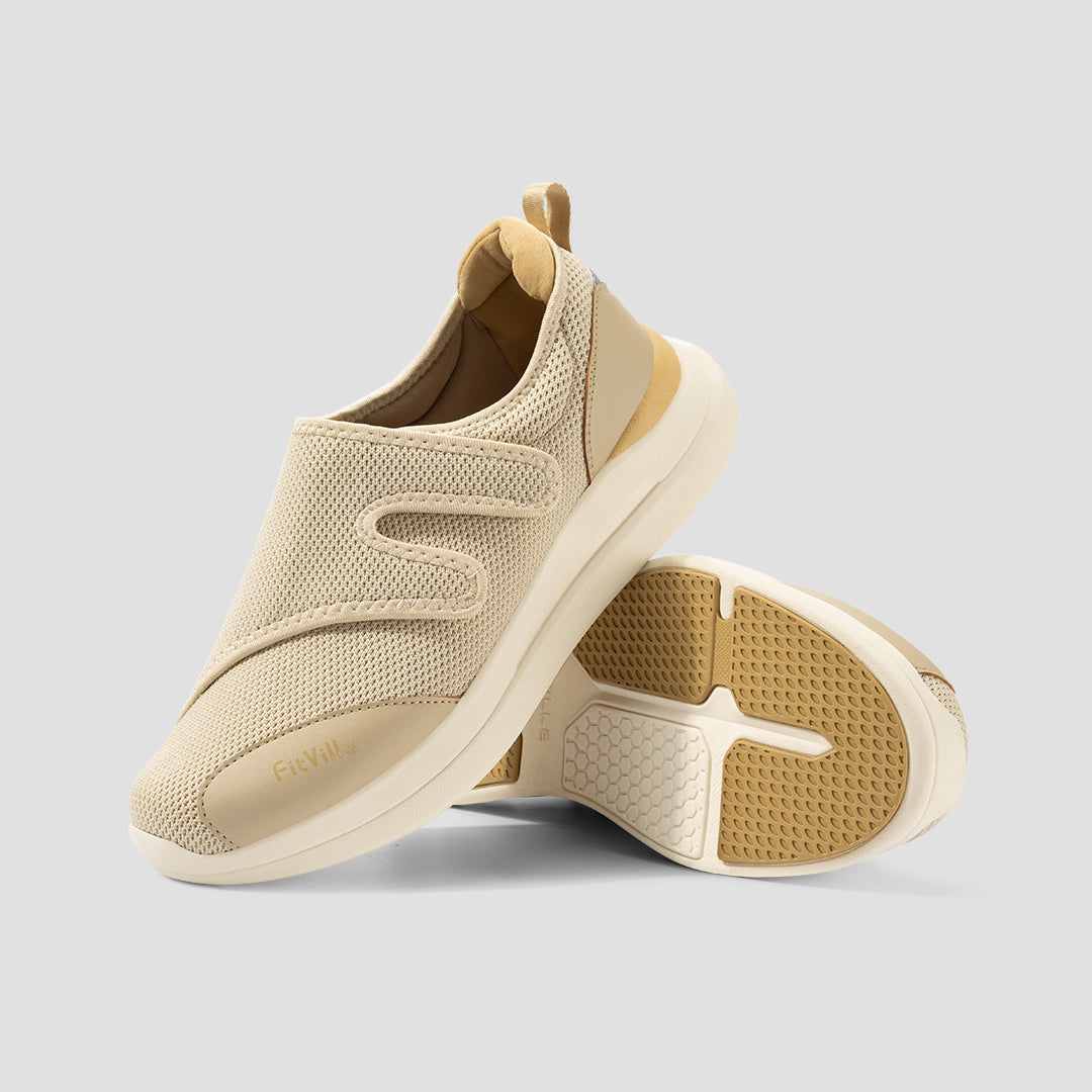 FitVille Women's EasyTop Diabetic Shoes V1