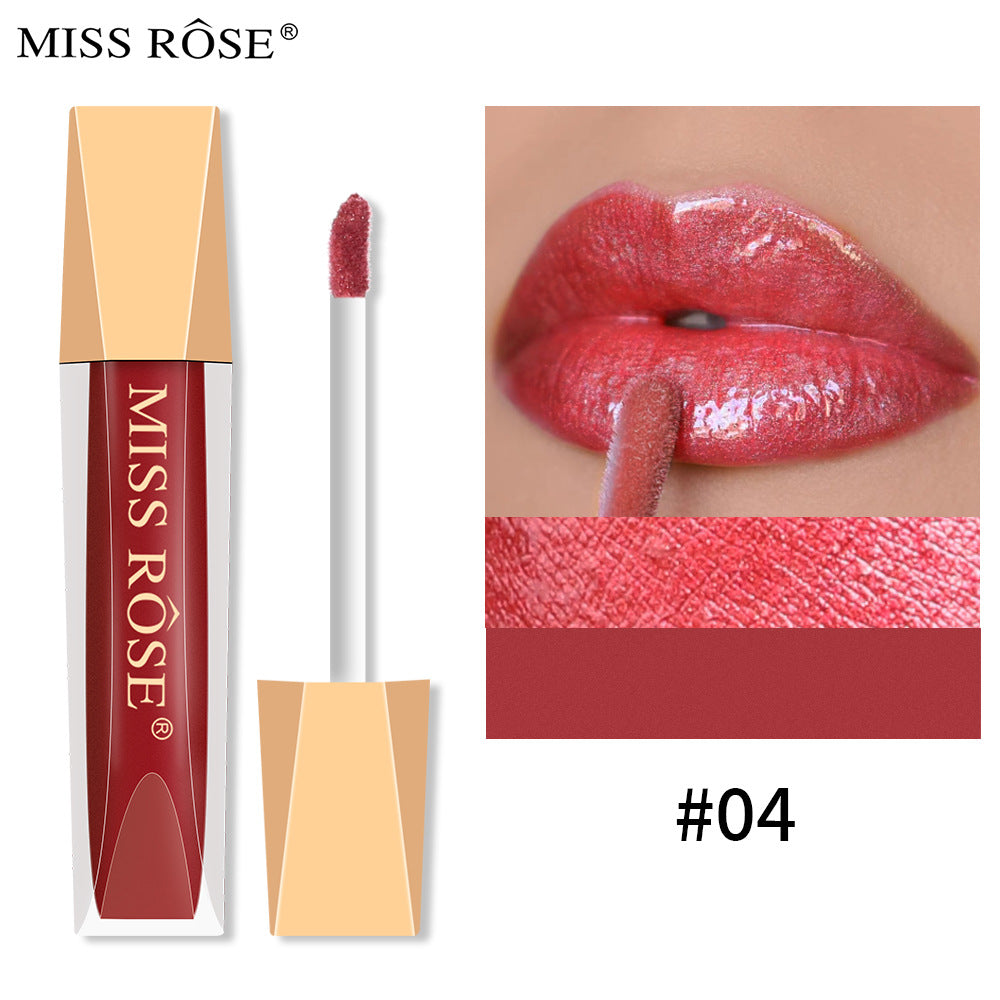 Matte Lip Gloss Liquid Pearlescent Lip Gloss Non Fading Non Stick Cup Velvet Lip Glaze Lipstick