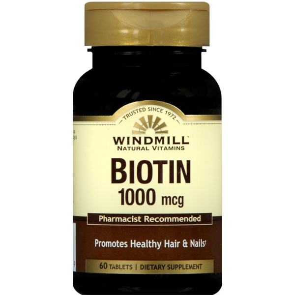 Windmill Biotin 1,000 Mcg  60 Ct