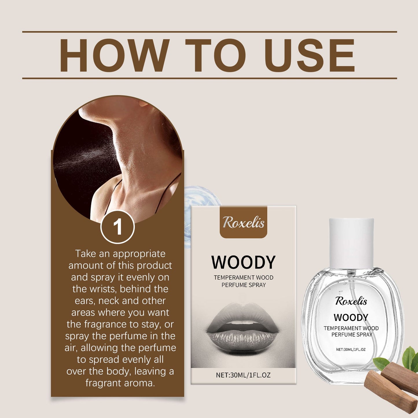Temperament Wood Fragrance Daily Portable Lasting Fragrance Fresh Deep Wood Fragrance Oriental Eau De Toilette