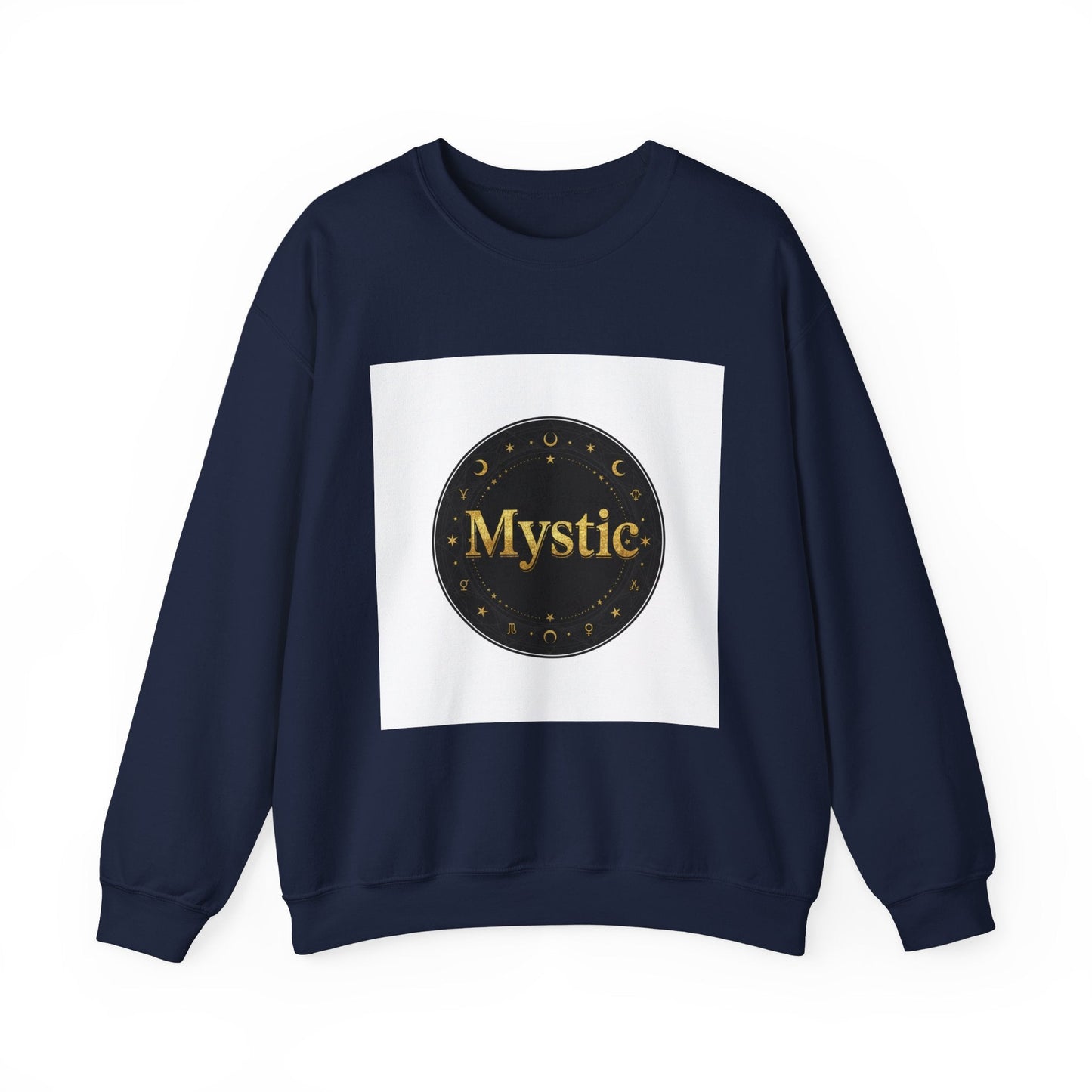 Mystic circle occult typography Sweatshirt | tarot typography, esoteric print