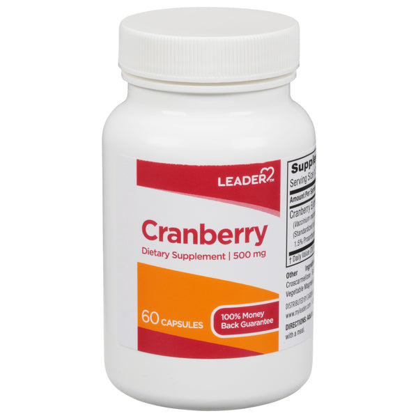 Leader® Cranberry Supplement – 500 mg (Capsules)