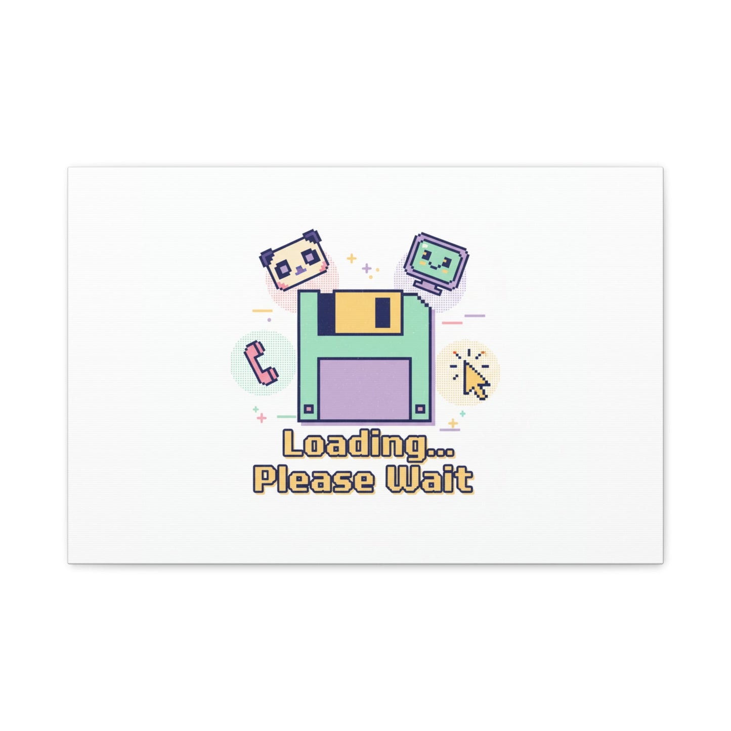 Loading Please Wait Canvas | Old Internet Aesthetic, 90s Web Nostalgia