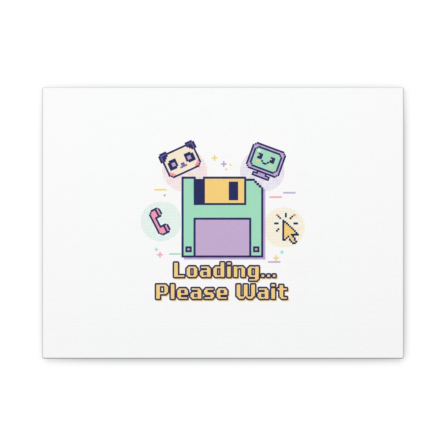 Loading Please Wait Canvas | Old Internet Aesthetic, 90s Web Nostalgia