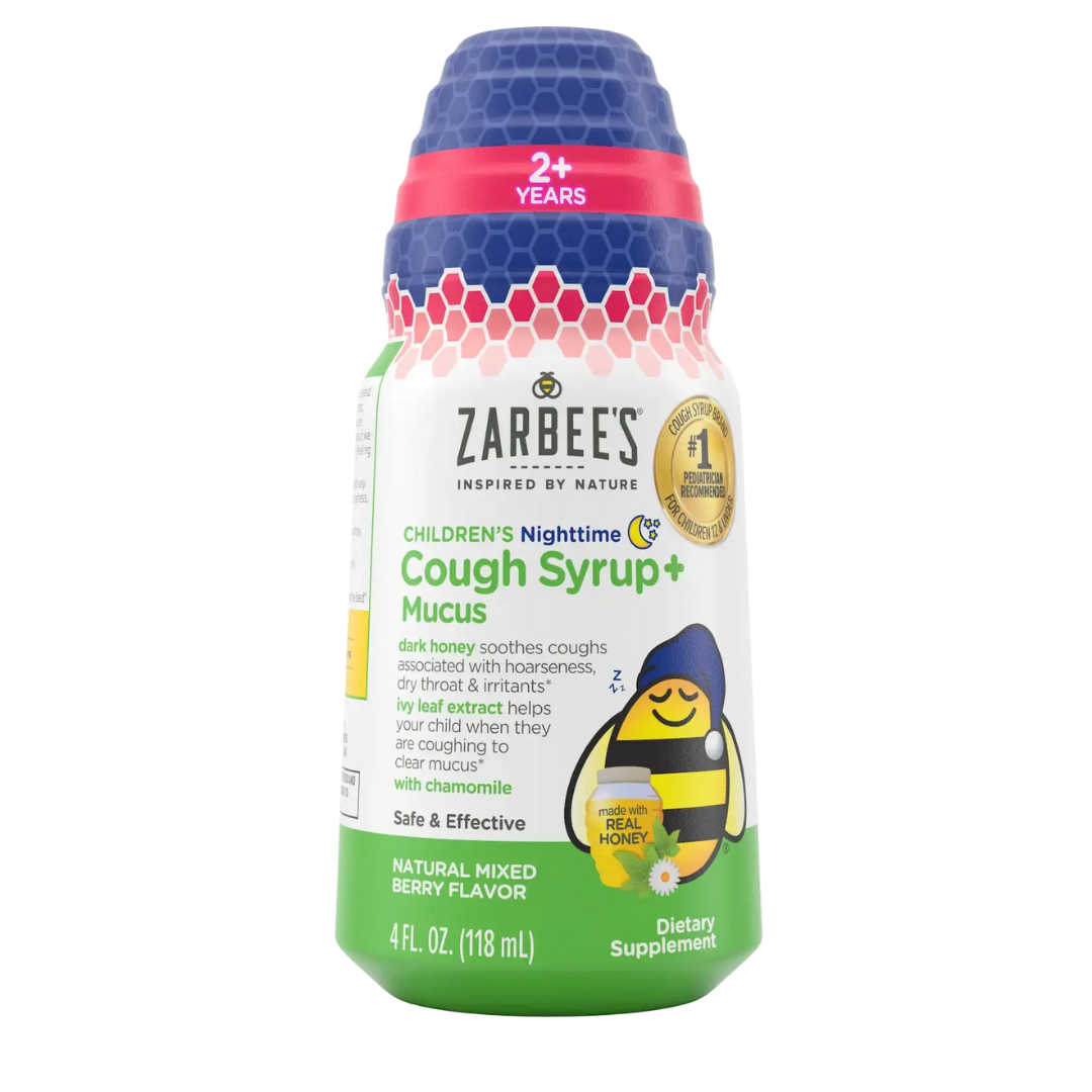 Zarbee's Children's Cough + Mucus Syrup (4oz)