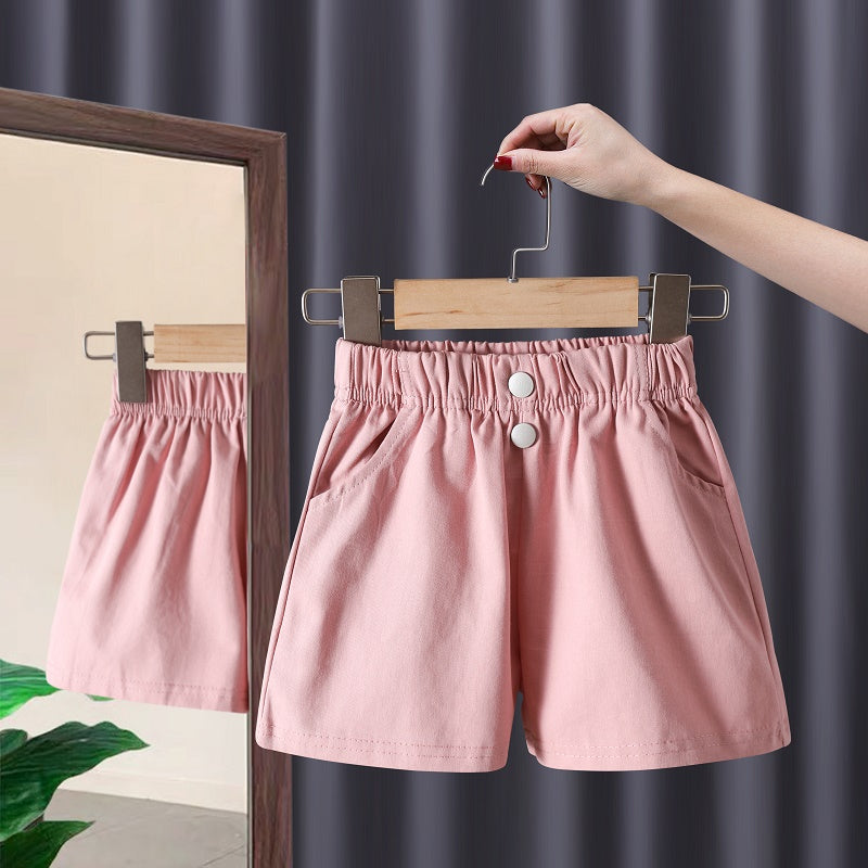Korean Style All-match Boy's White Shorts
