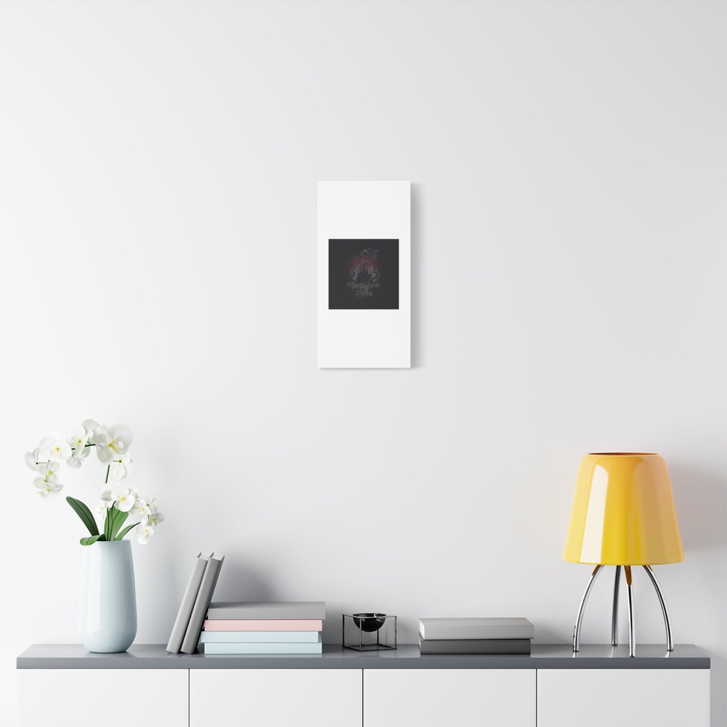 Whispered Secrets of the Shadows Castle Wall Art, Matte Canvas | Gothic Medieval Decor