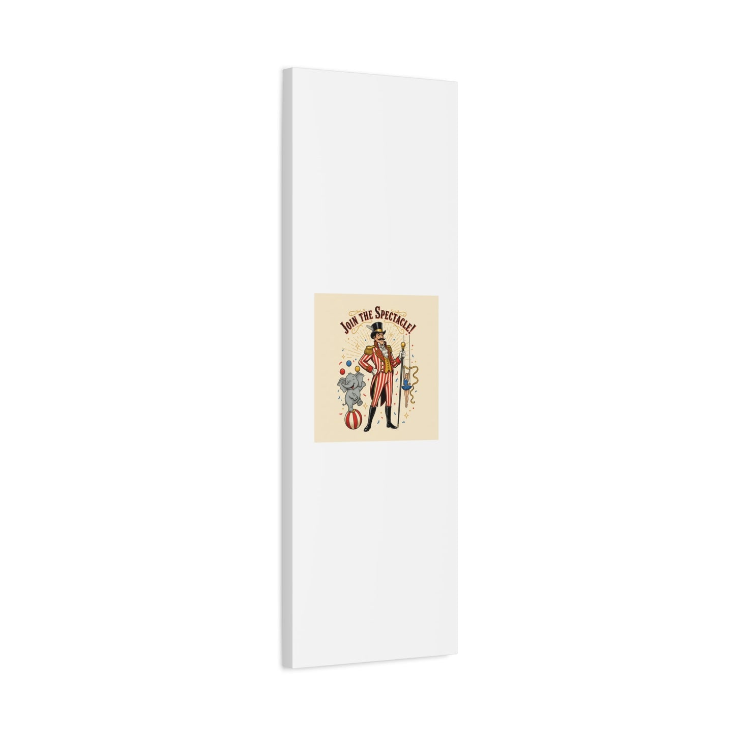 Join the Spectacle Circus Art Print | Matte Canvas, Stretched, Vintage Carnival Design