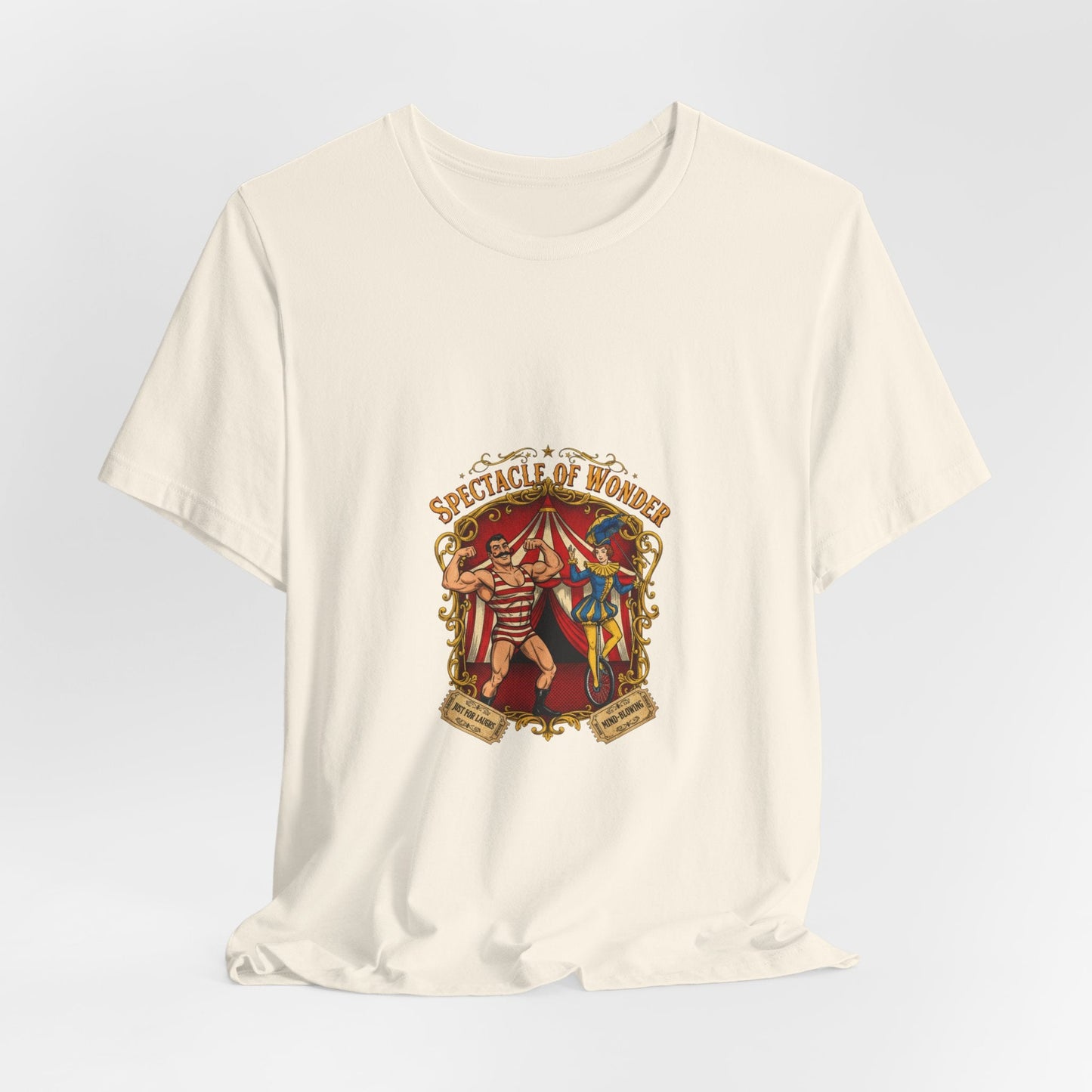 "Spectacle of Wonder" Vintage Circus T-Shirt | Retro Carnival Graphic Tee