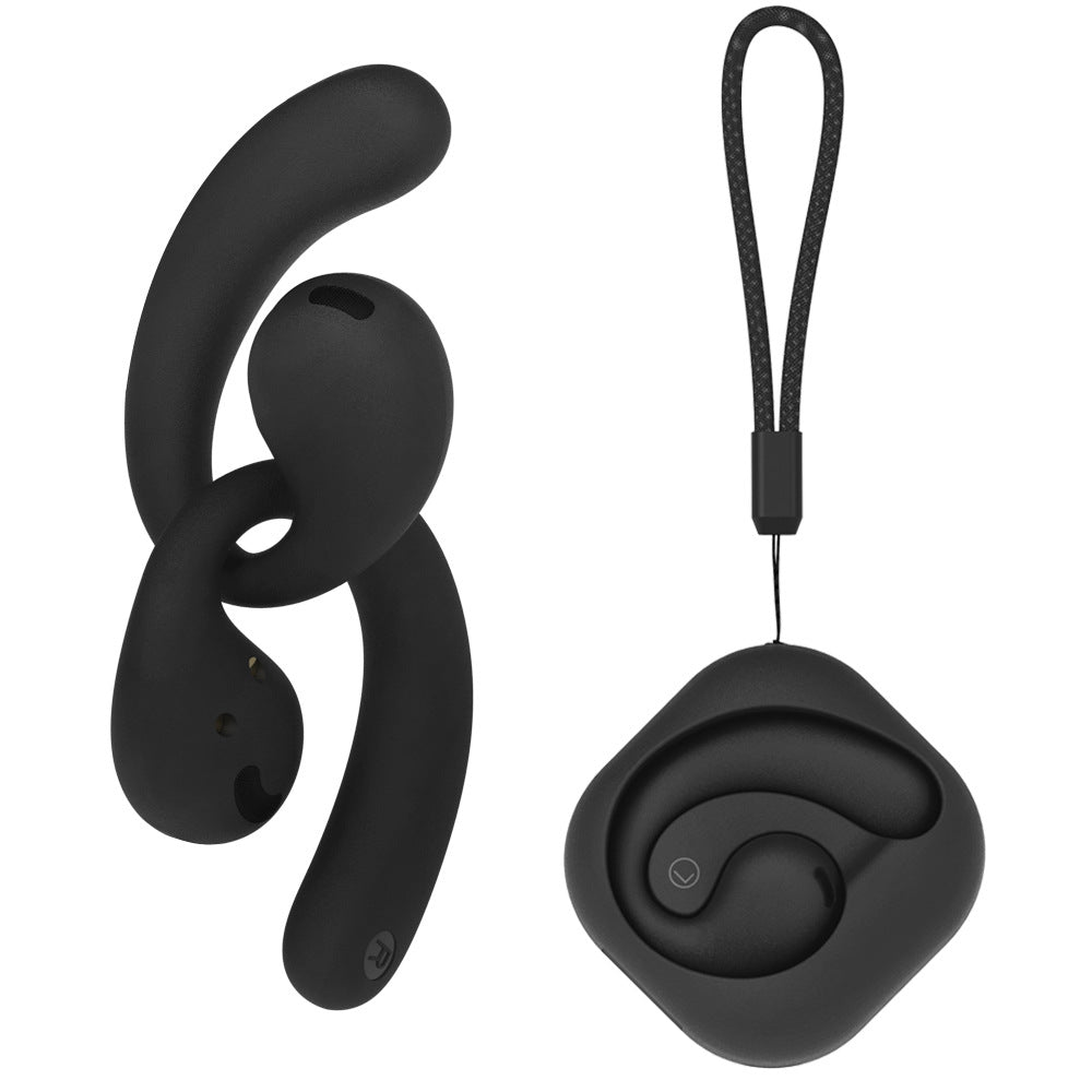 Frosted H8 Bluetooth Earphones with Ultra Long Battery Life OWS Non In Ear External Hanging Wireless Earphones