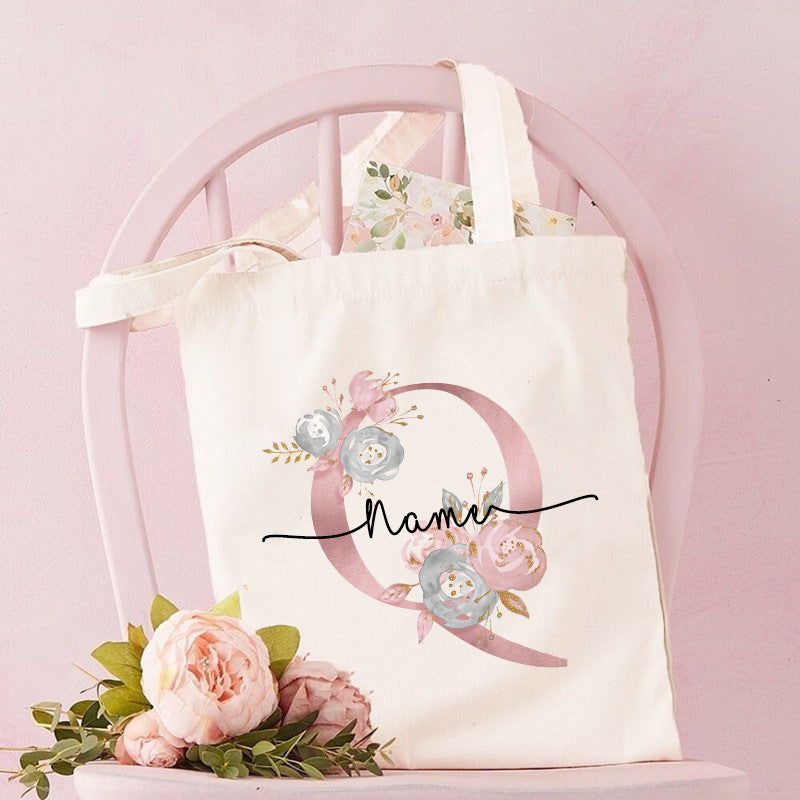 Monogrammed Canvas Bag Women's Tote