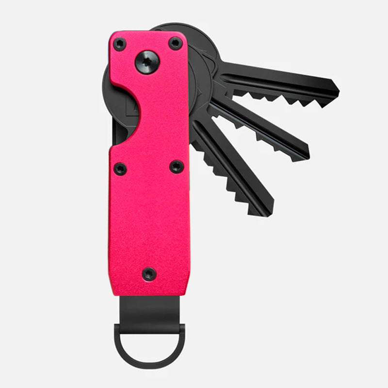 Keychain metal keychain aluminum alloy key storage keyclip