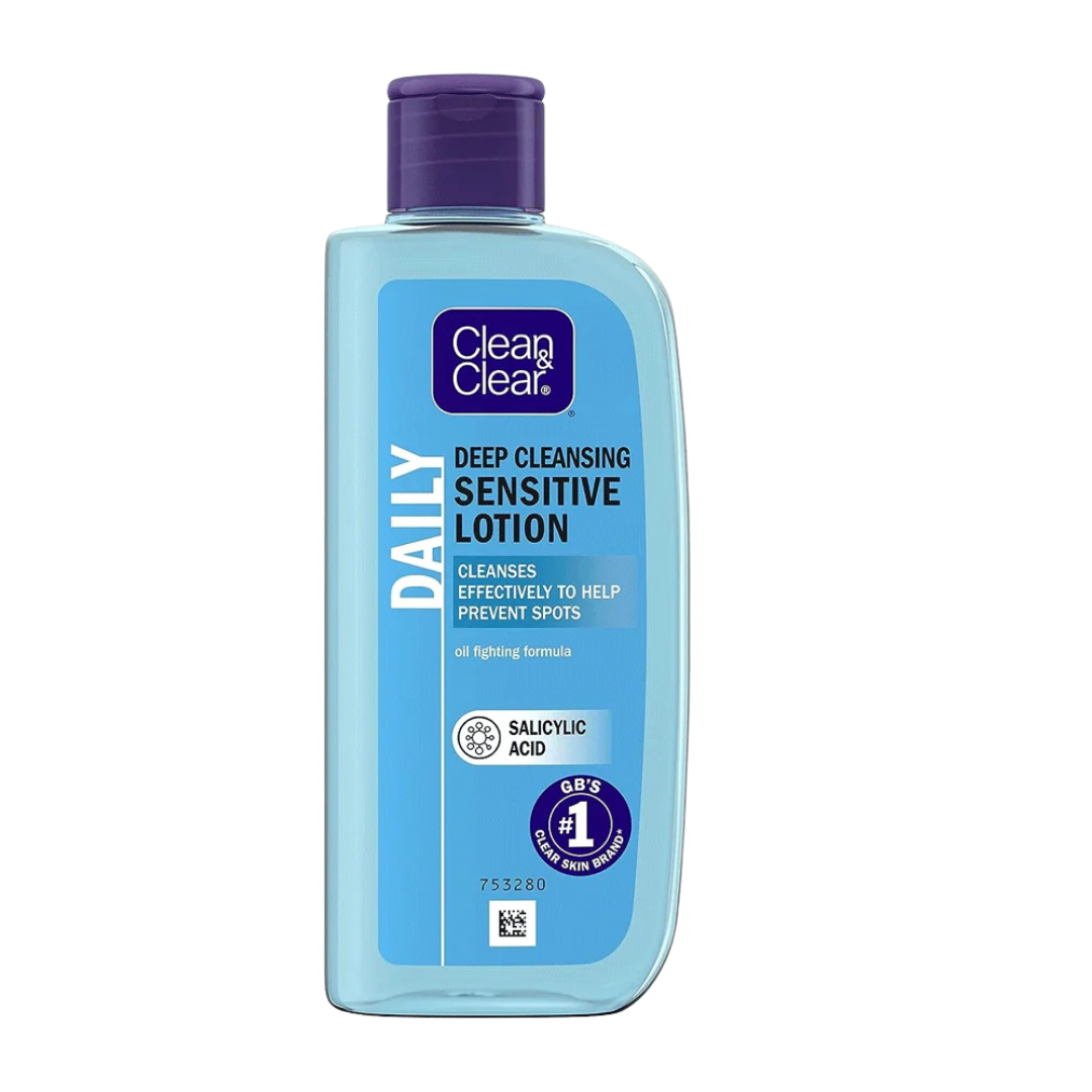 Clean & Clear Daily Deep Cleanser Sensitive Lotion (200ml)