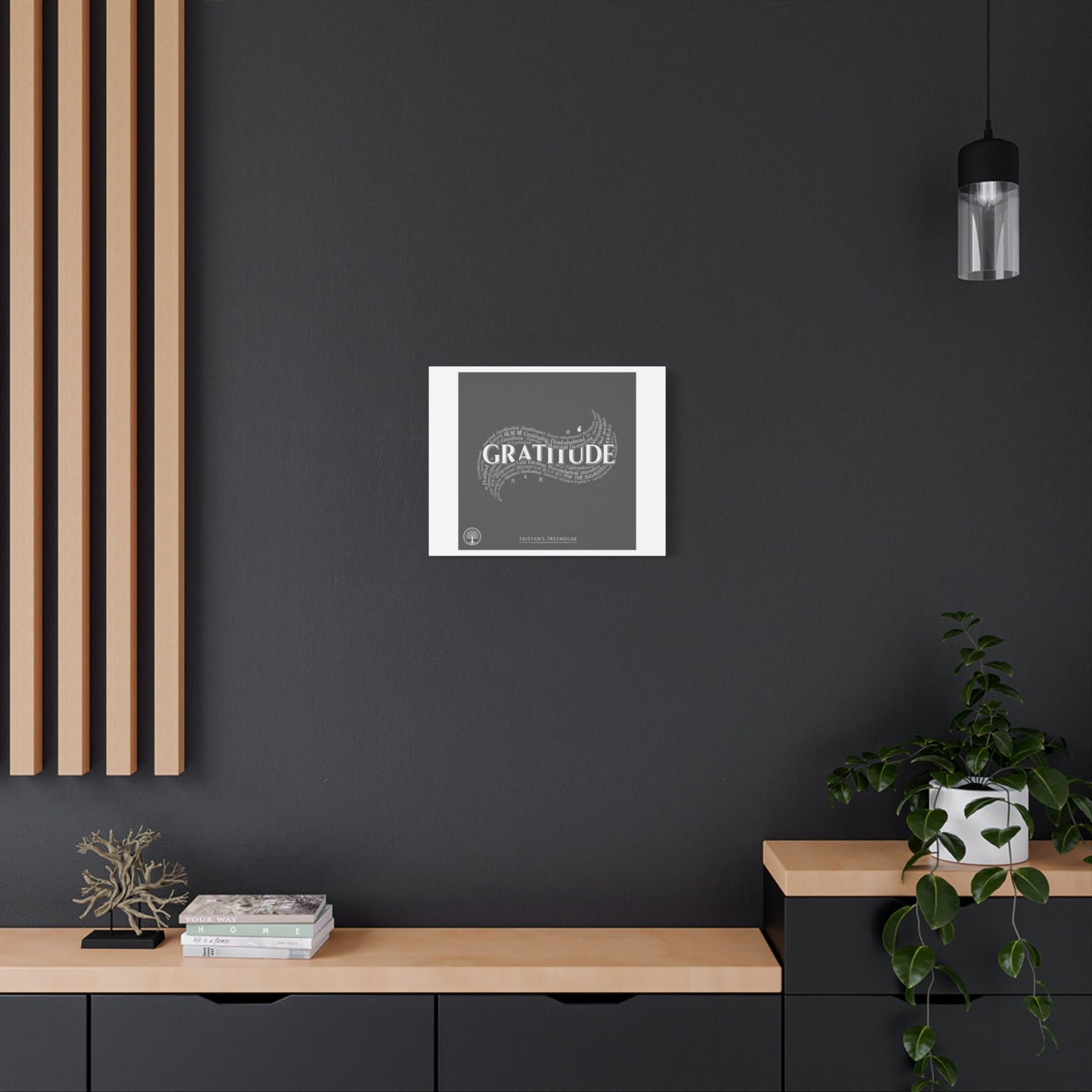 Gratitude Wall Art Matte Canvas | Tiny Treats, sweet uplifting print