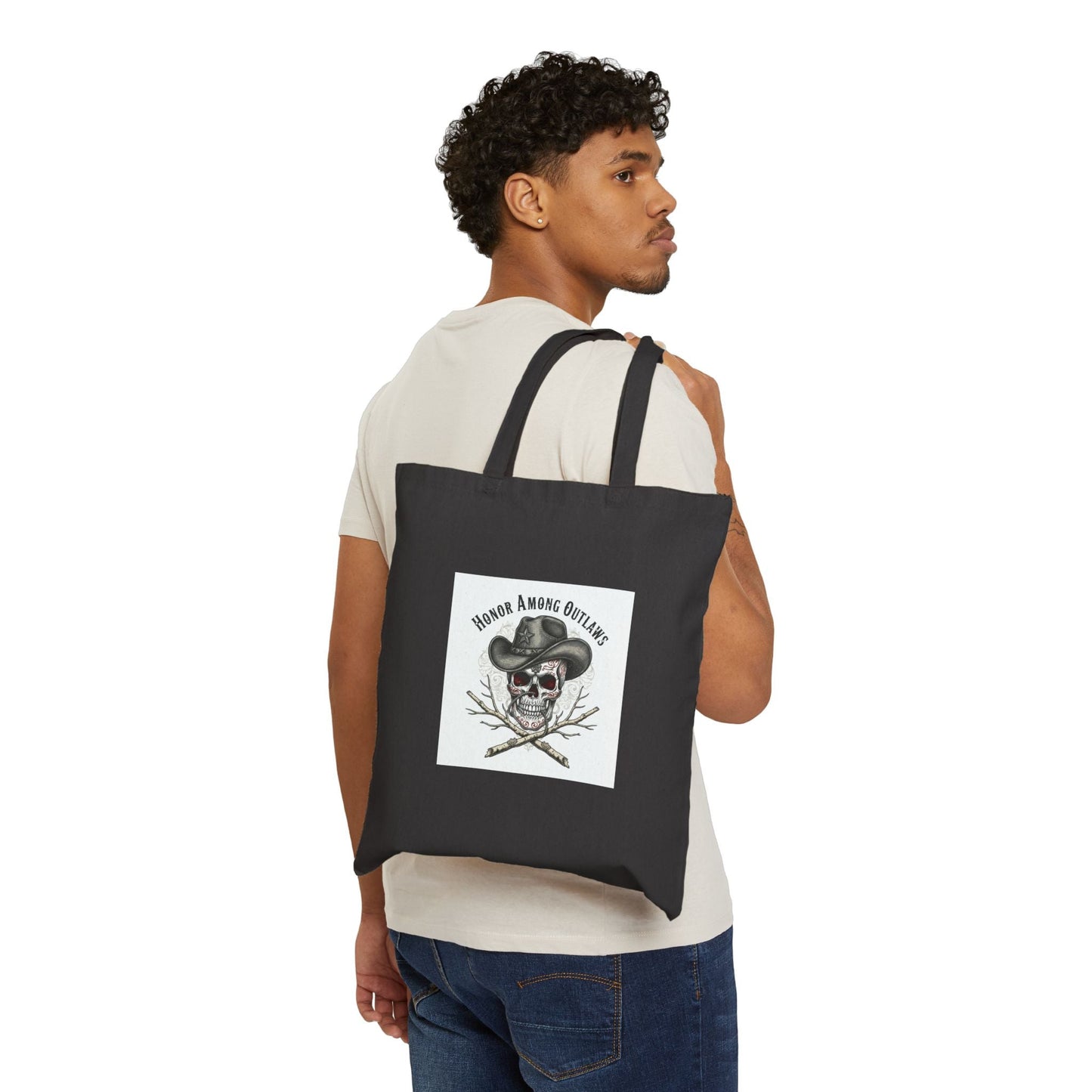 Western Skull Art Tote | Western-Gothic, Gothic Americana