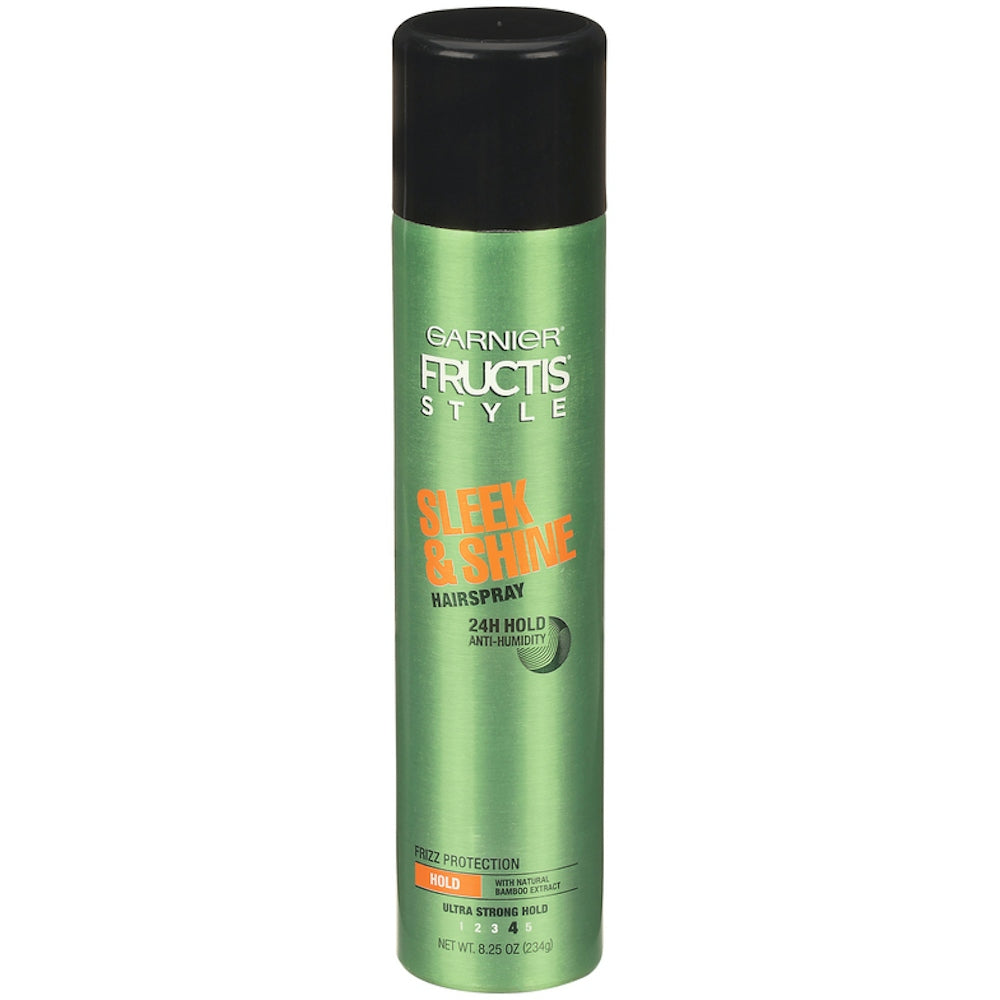 Garnier Fructis Sleek & Shine Anti-Humidity Hair Spray, Extra Strong Hold, 8.25 oz