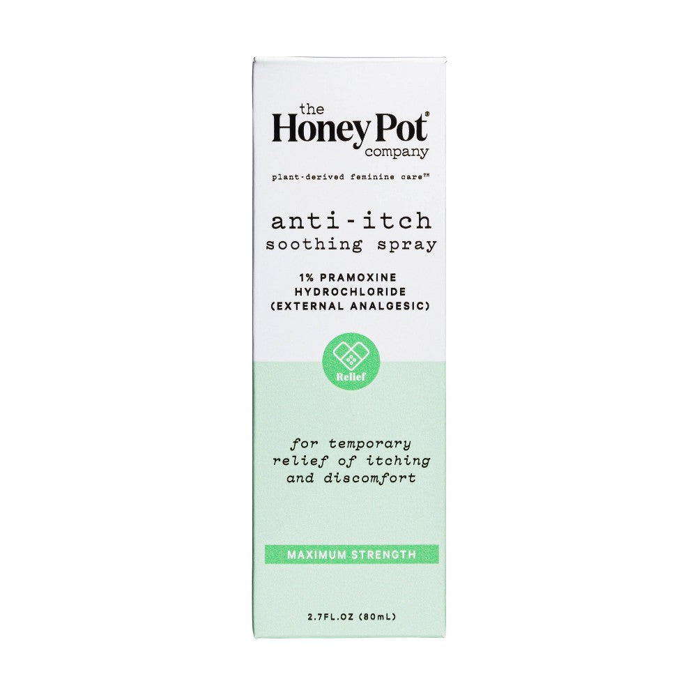 The Honey Pot Anti-Itch Spray – 1% Pramoxine  - 2.7 Fl Oz