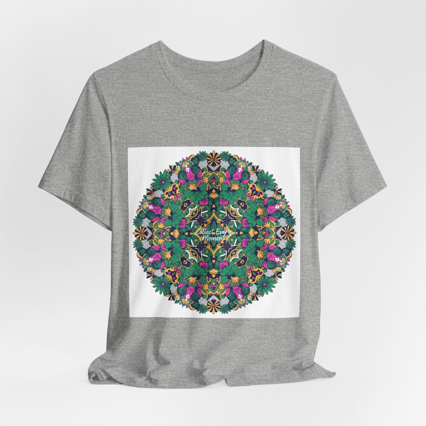 Psychedelic Botanical Mandala Tee | Festival Graphic T-Shirt