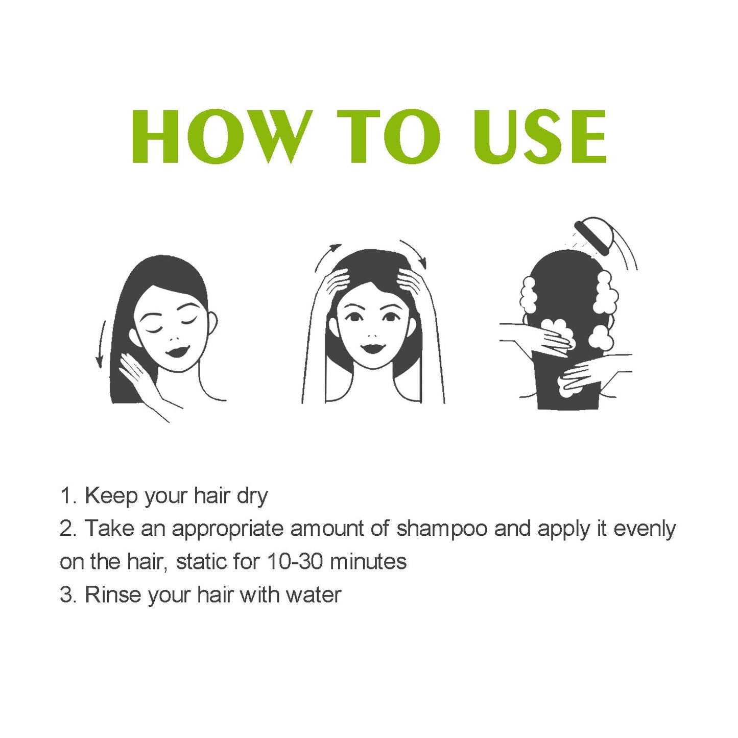 HOEGOA Hair Dye Shampoo, Gentle Hair Moisturizing Hair Fast Easy Coloring Lasting Hair Cream
