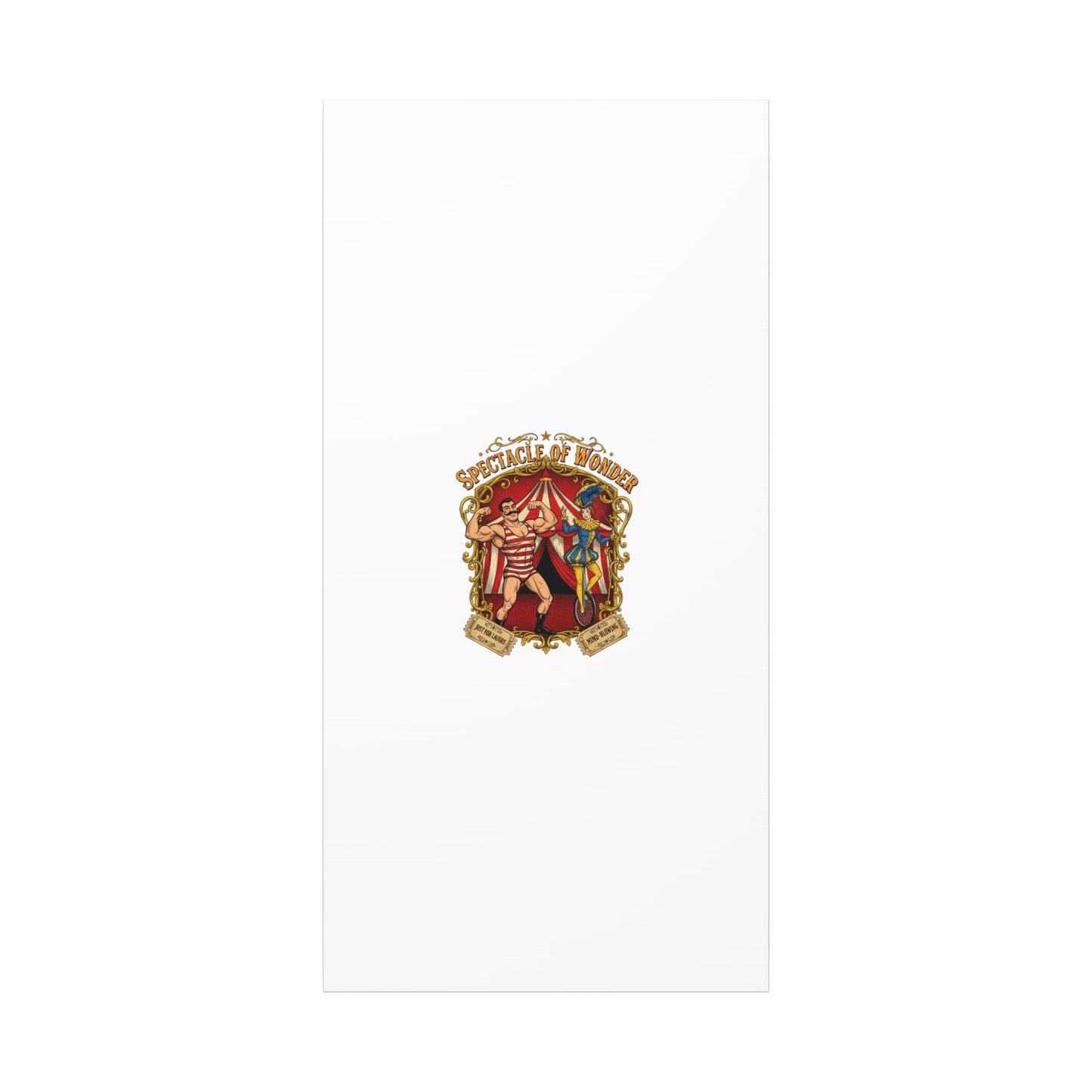 Spectacle of Wonder Circus Art Print, Canvas | Vintage Carnival Design