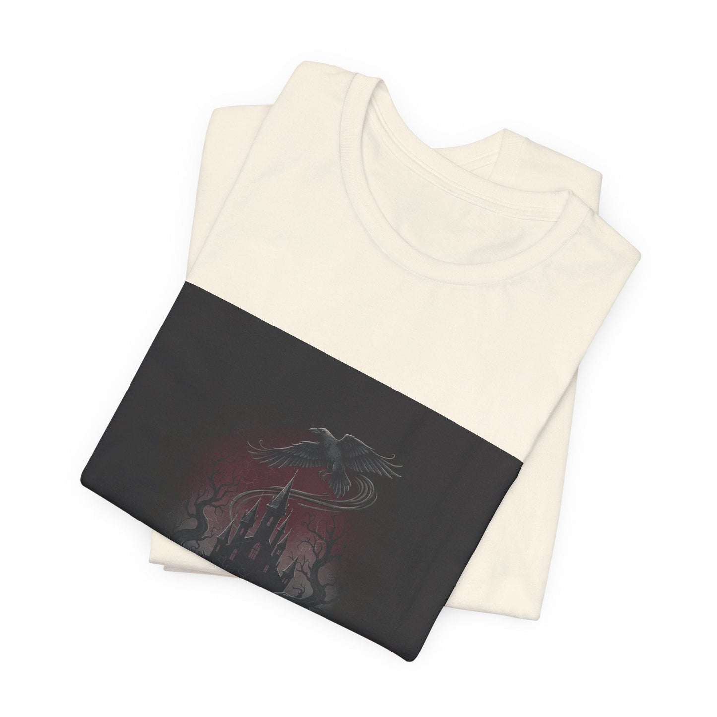 Medieval Castle Emblem Tee | Castlecore Gothic Blackletter T‑Shirt